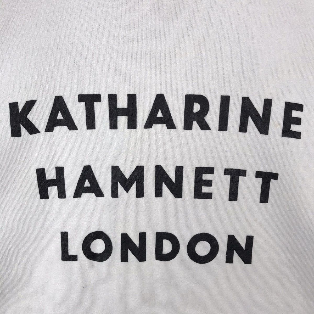 Katharine Hamnett London Katharine Hamnett London Spell Out Long Sleeve Jumper Size US M / EU 48-50 / 2 - 3 Thumbnail