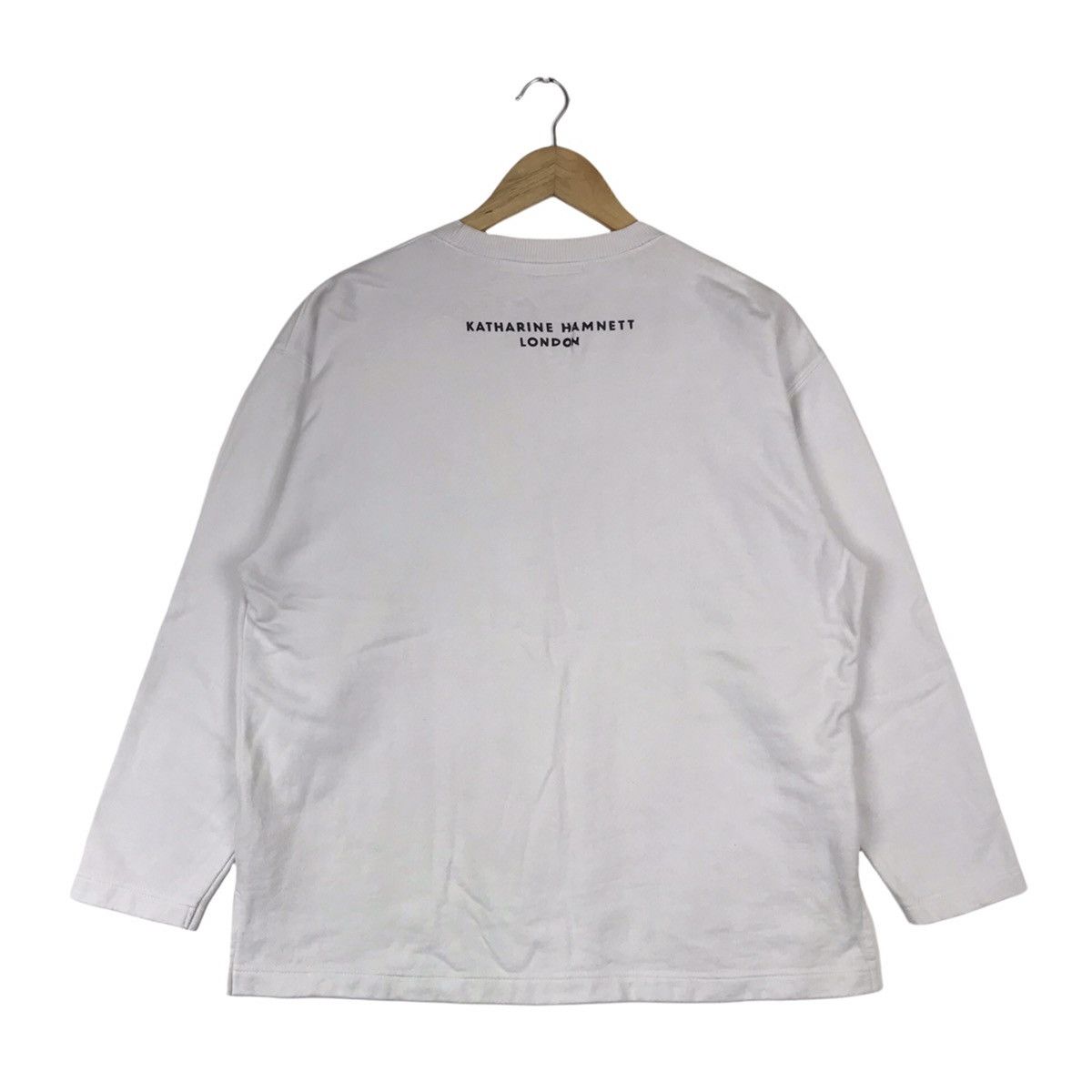 Katharine Hamnett London Katharine Hamnett London Spell Out Long Sleeve Jumper Size US M / EU 48-50 / 2 - 6 Thumbnail