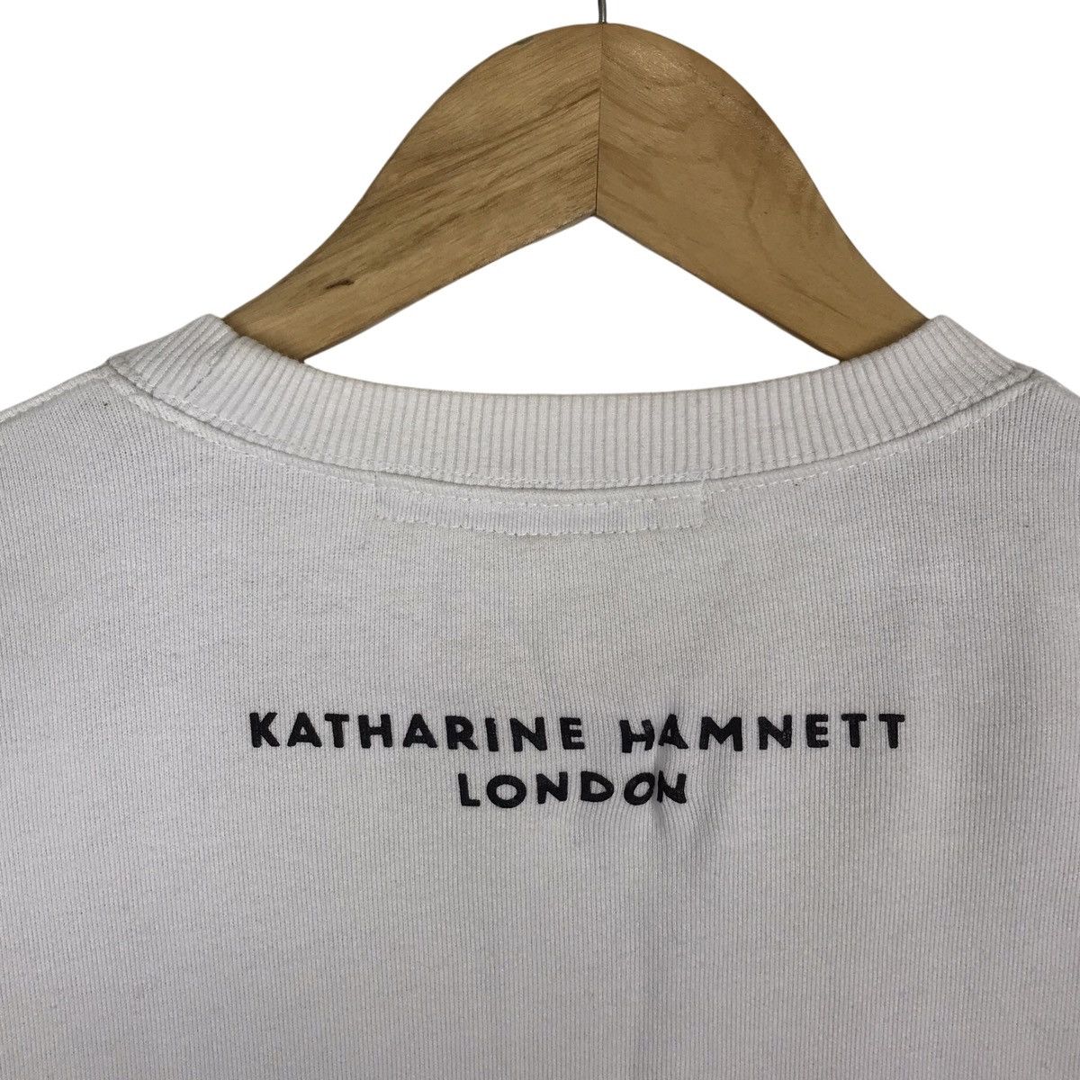 Katharine Hamnett London Katharine Hamnett London Spell Out Long Sleeve Jumper Size US M / EU 48-50 / 2 - 8 Thumbnail