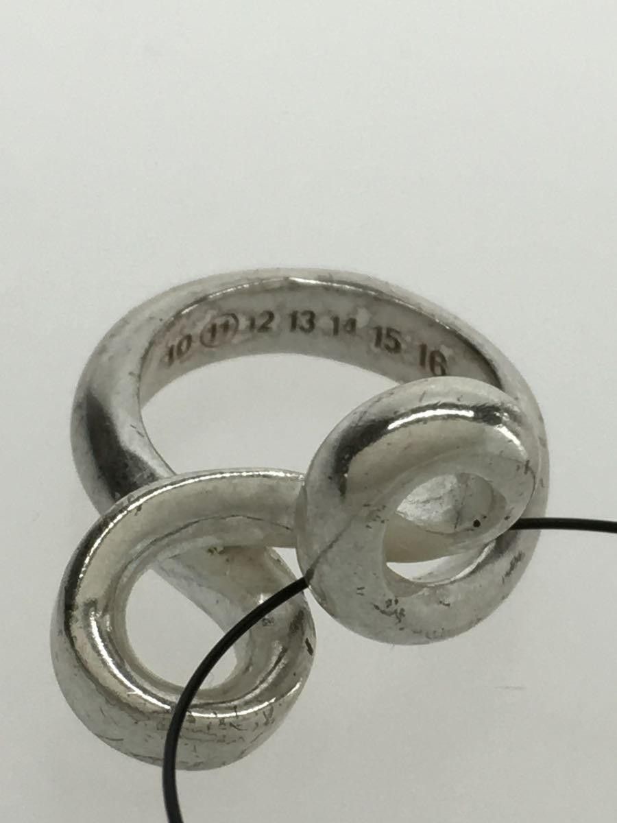 Maison Margiela Silver Knot Ring Size ONE SIZE - 1 Thumbnail