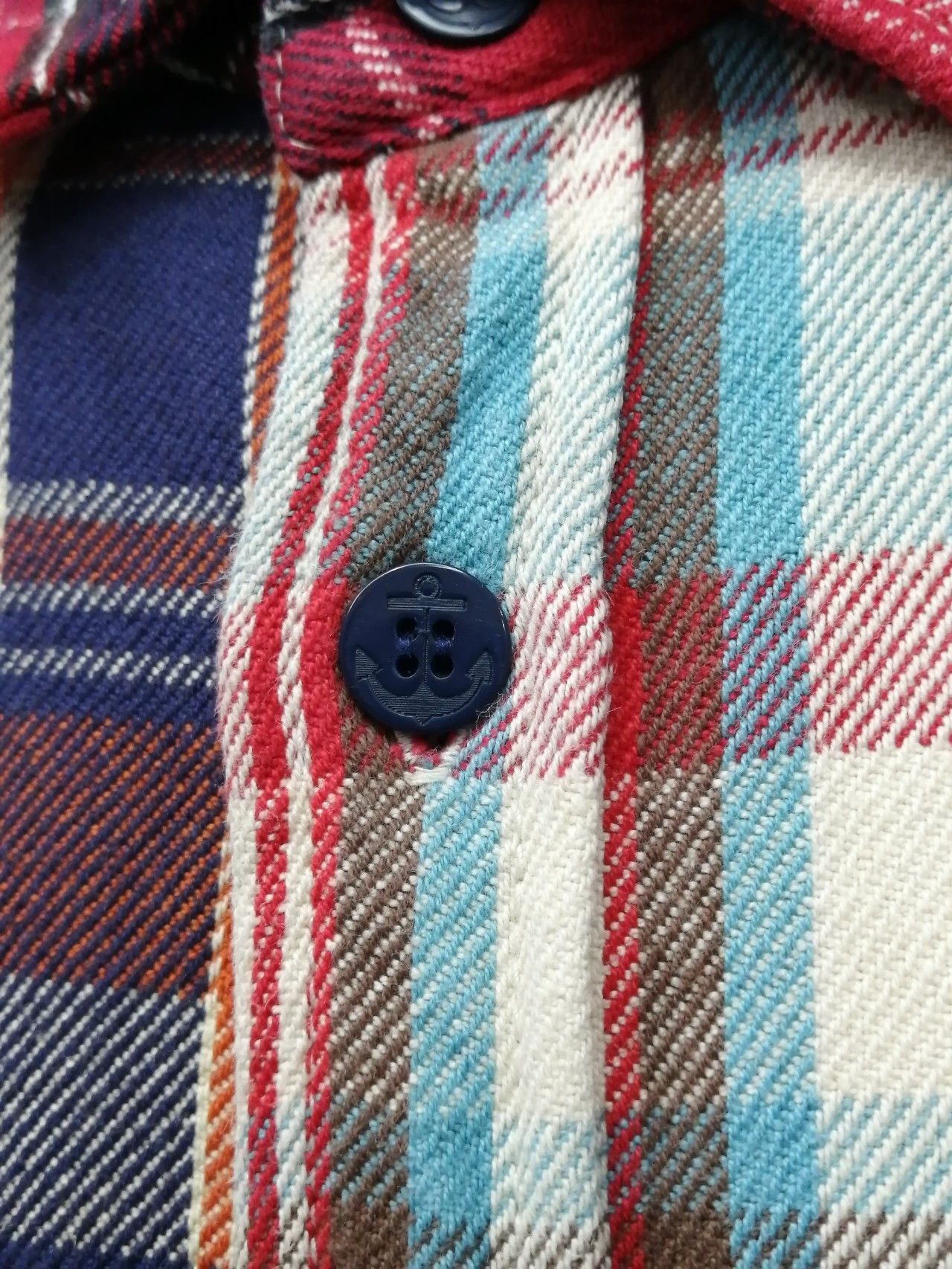 Japanese Brand ALCARZA Hybrid Tartan Checkered Classic Fit Heavy Flannel Size US L / EU 52-54 / 3 - 4 Thumbnail