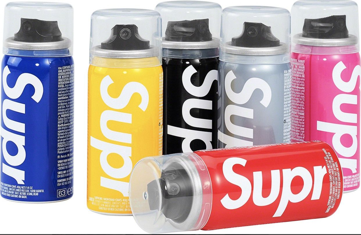 Supreme Supreme Montana Mini Cans & Paint Sticks Set Size ONE SIZE - 7 Thumbnail