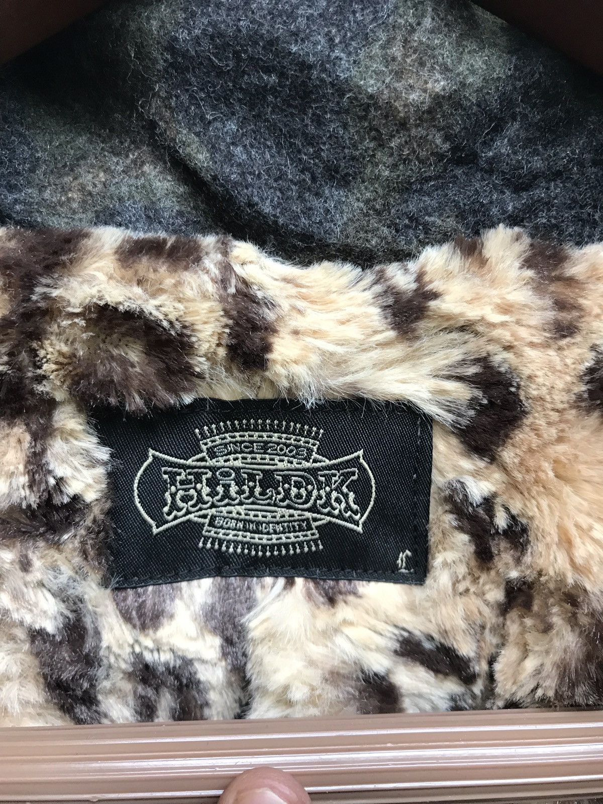 Japanese Brand Hildk Camouflage Polar Fleece Coat Buckle Back Size US S / EU 44-46 / 1 - 12 Thumbnail