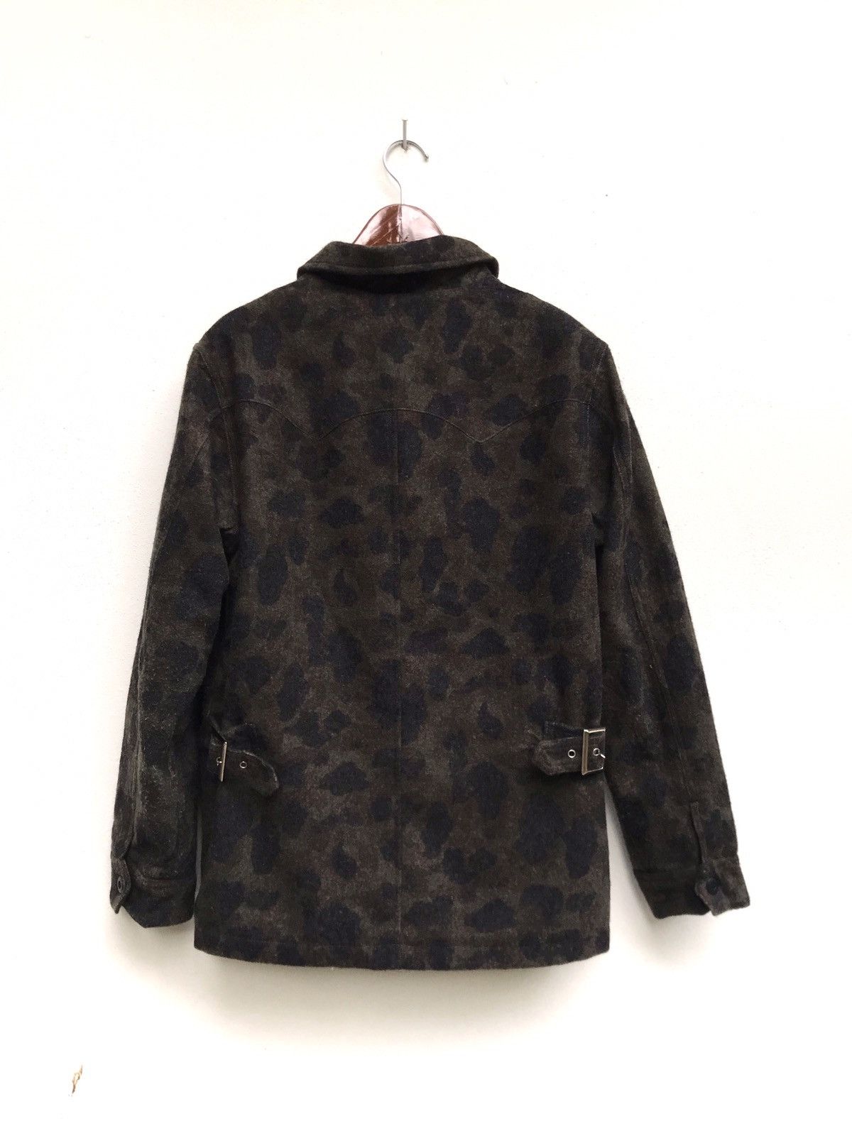 Japanese Brand Hildk Camouflage Polar Fleece Coat Buckle Back Size US S / EU 44-46 / 1 - 4 Thumbnail