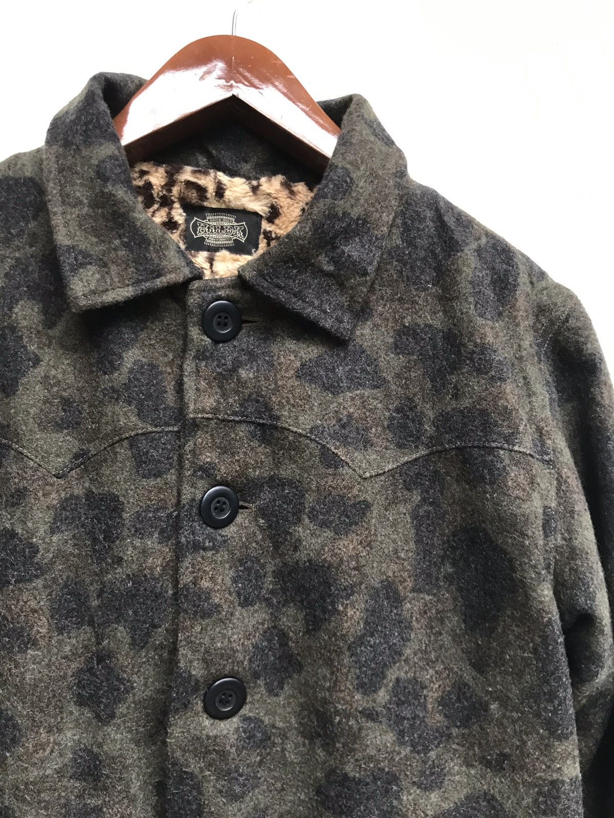 Japanese Brand Hildk Camouflage Polar Fleece Coat Buckle Back Size US S / EU 44-46 / 1 - 5 Thumbnail