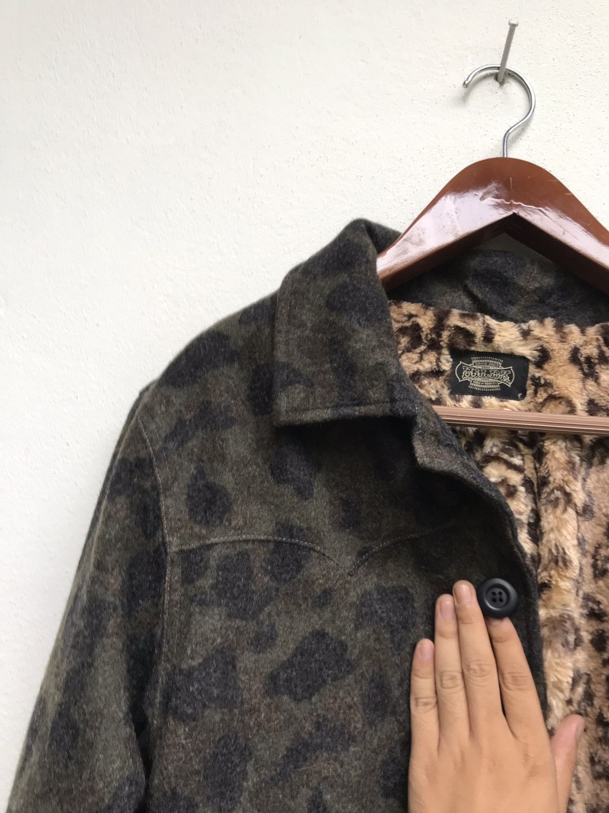 Japanese Brand Hildk Camouflage Polar Fleece Coat Buckle Back Size US S / EU 44-46 / 1 - 6 Thumbnail