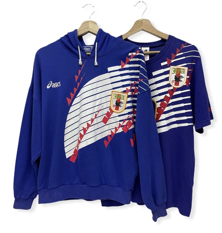 Asics VERY RARE 90’s JAPAN FOOTBALL By Asics Hoodie Size US S / EU 44-46 / 1 - 1 Thumbnail