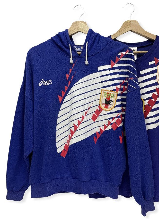 Asics VERY RARE 90’s JAPAN FOOTBALL By Asics Hoodie Size US S / EU 44-46 / 1 - 2 Thumbnail