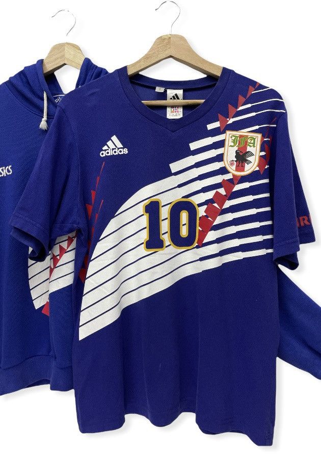 Asics VERY RARE 90’s JAPAN FOOTBALL By Asics Hoodie Size US S / EU 44-46 / 1 - 3 Thumbnail