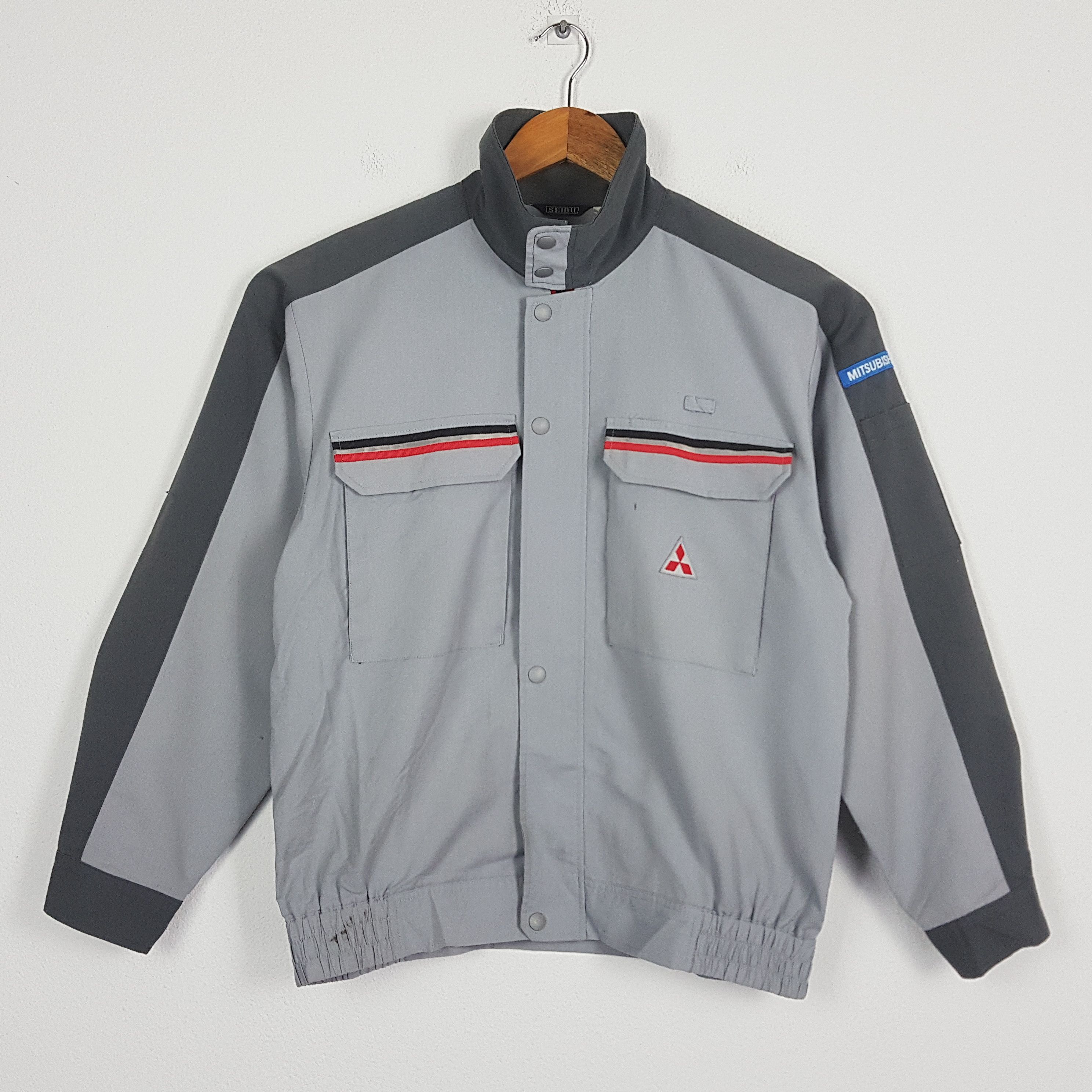 Japanese Brand × Vintage Vintage Mitsubishi Uniform Workwear Streetwear Jacket Size US L / EU 52-54 / 3 - 1 Thumbnail