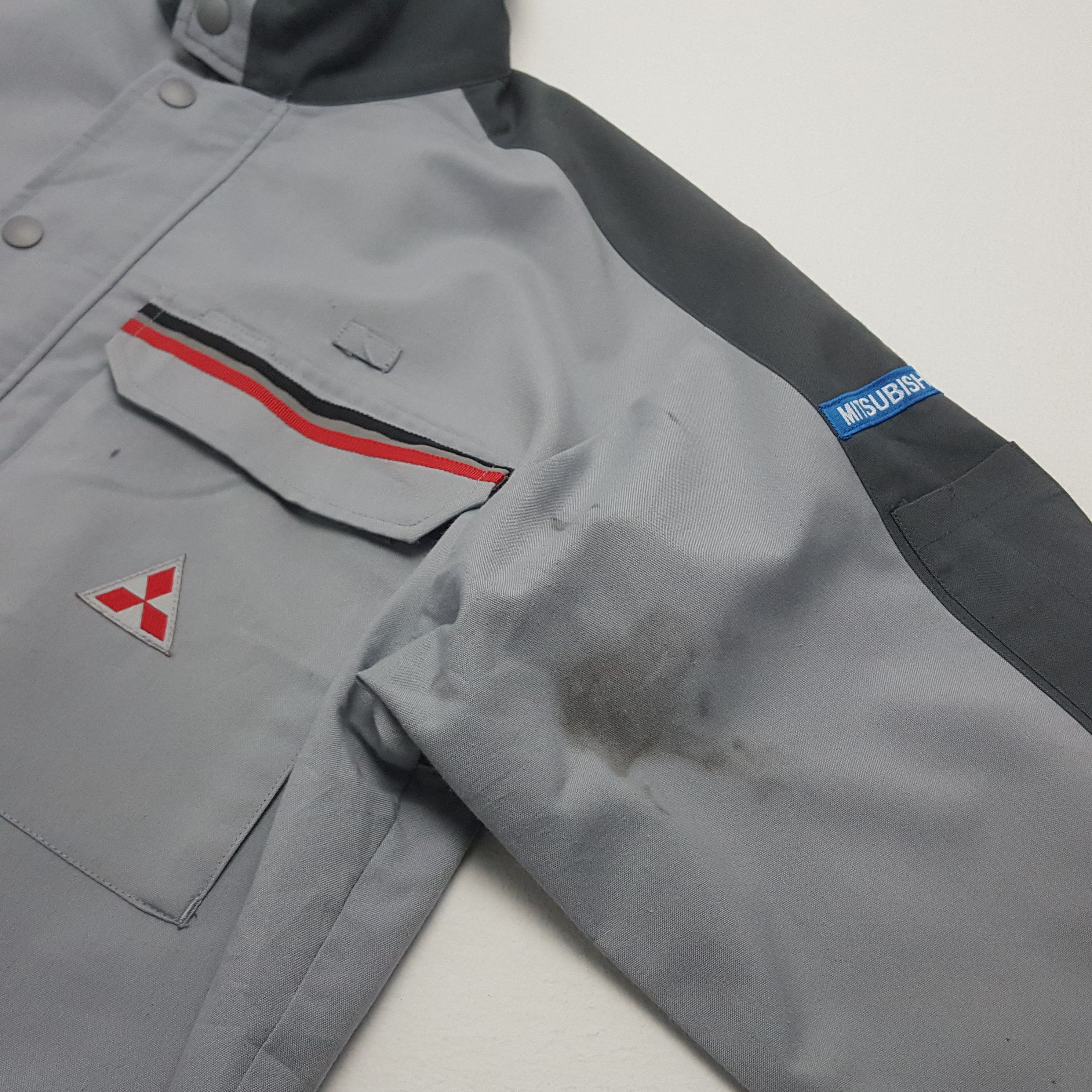 Japanese Brand × Vintage Vintage Mitsubishi Uniform Workwear Streetwear Jacket Size US L / EU 52-54 / 3 - 6 Thumbnail