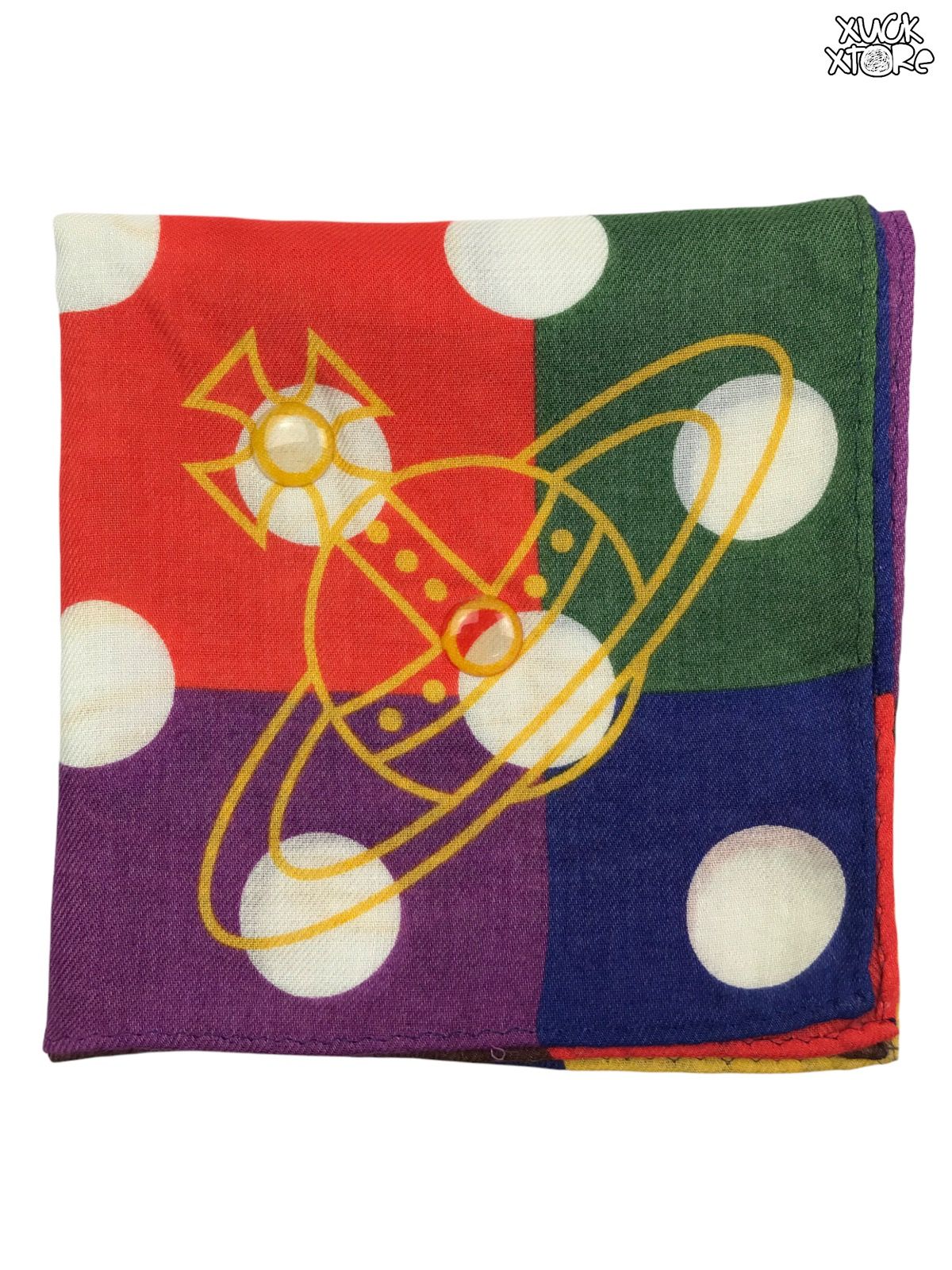 Pre-owned Vintage Grailedvivienne Westwood Handkerchief / Neckerchief In Multicolor