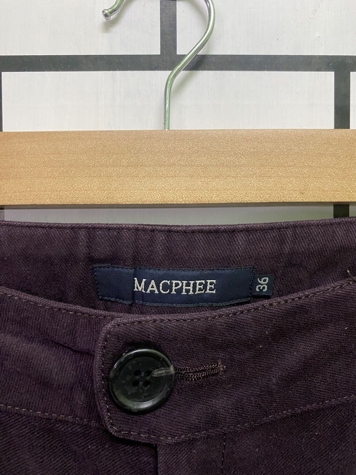 Japanese Brand × Tomorrowland Flare MACPHEE Purple Bootcut No Pocket Pants Size US 26 / EU 42 - 9 Thumbnail