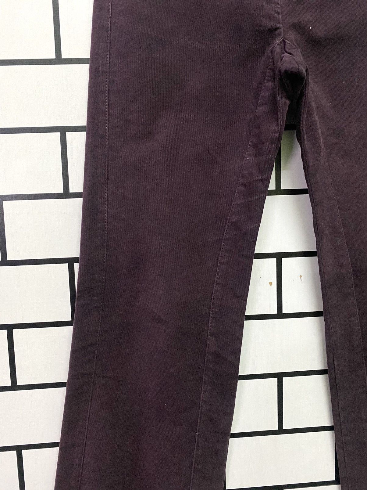 Japanese Brand × Tomorrowland Flare MACPHEE Purple Bootcut No Pocket Pants Size US 26 / EU 42 - 5 Thumbnail