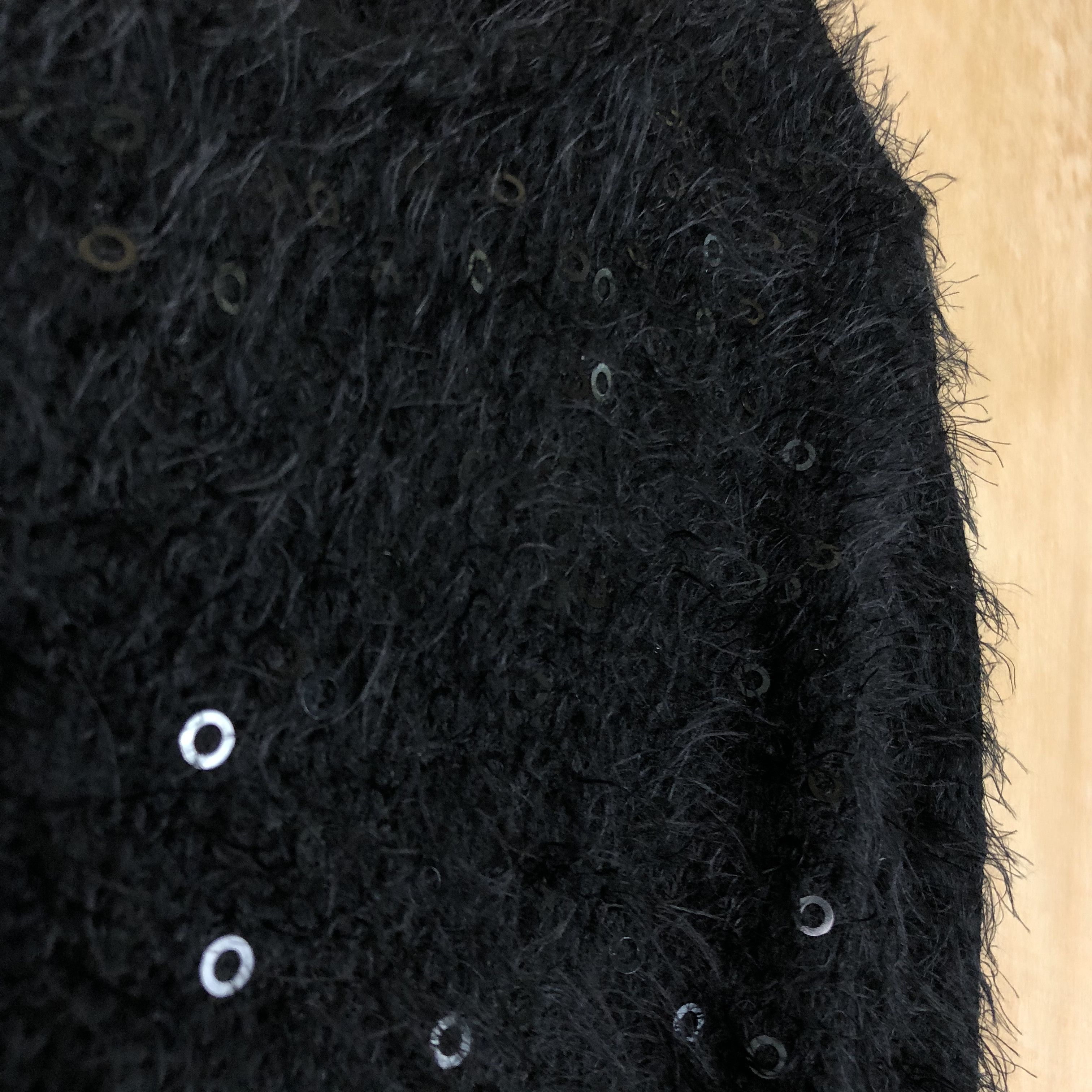 Homespun Knitwear × Japanese Brand DLL japan Black Mohair fur Shag Shaggy Knitwear #c050 Size M / US 6-8 / IT 42-44 - 9 Thumbnail
