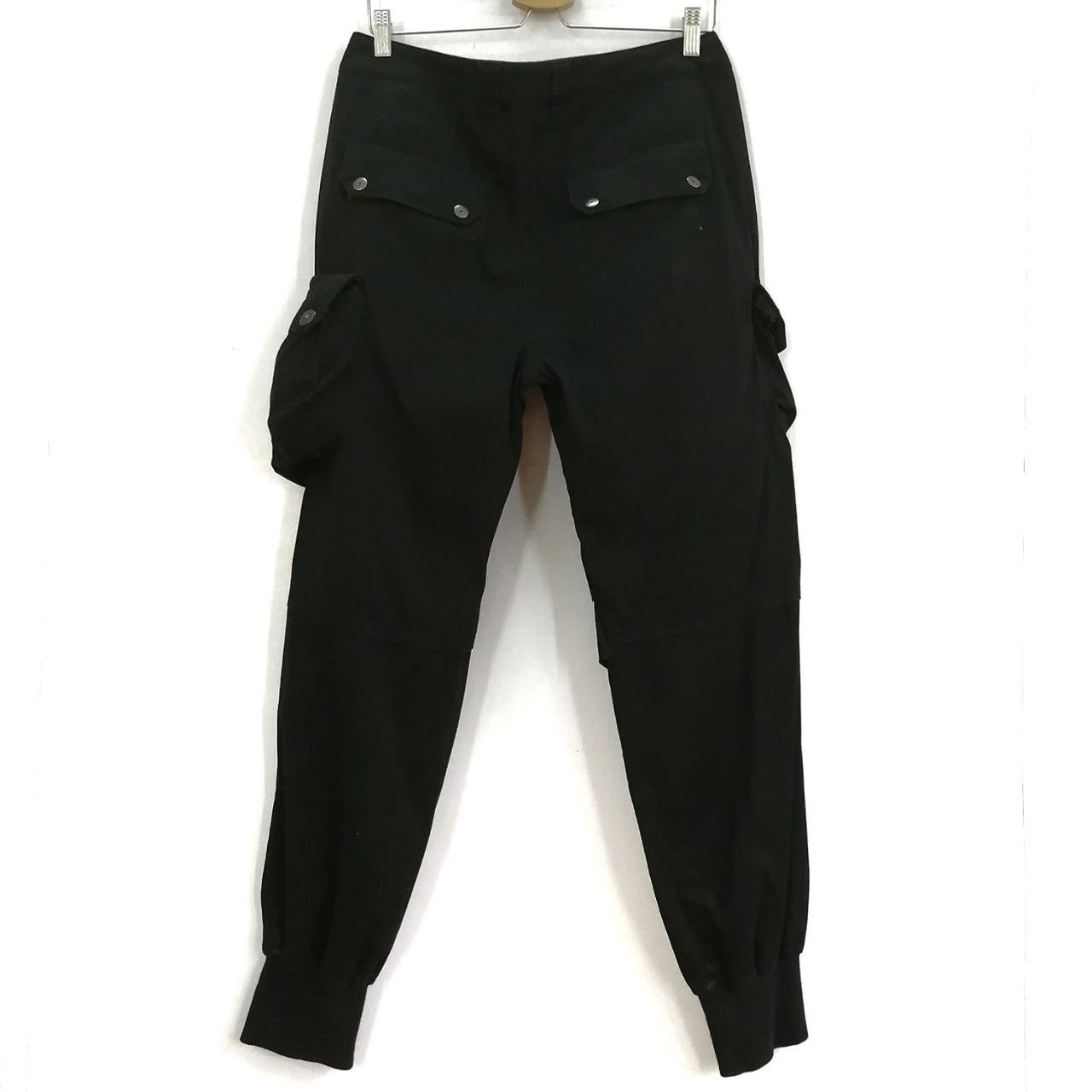 Designer × Japanese Brand × Vintage 🔥 Vintage LowBow Bondage Cargo Black Pants Size US 34 / EU 50 - 2 Thumbnail
