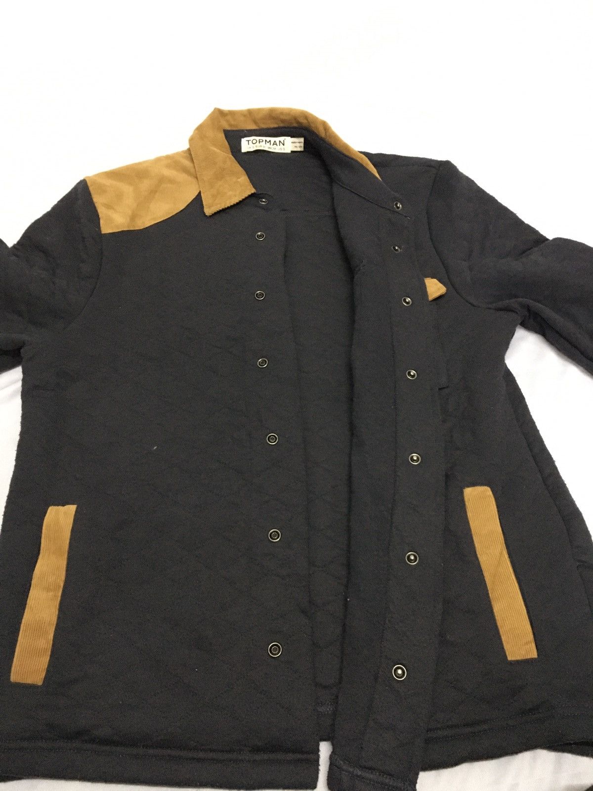 Topman Topman Quilted Elbow Patches Button Up Size US M / EU 48-50 / 2 - 5 Thumbnail