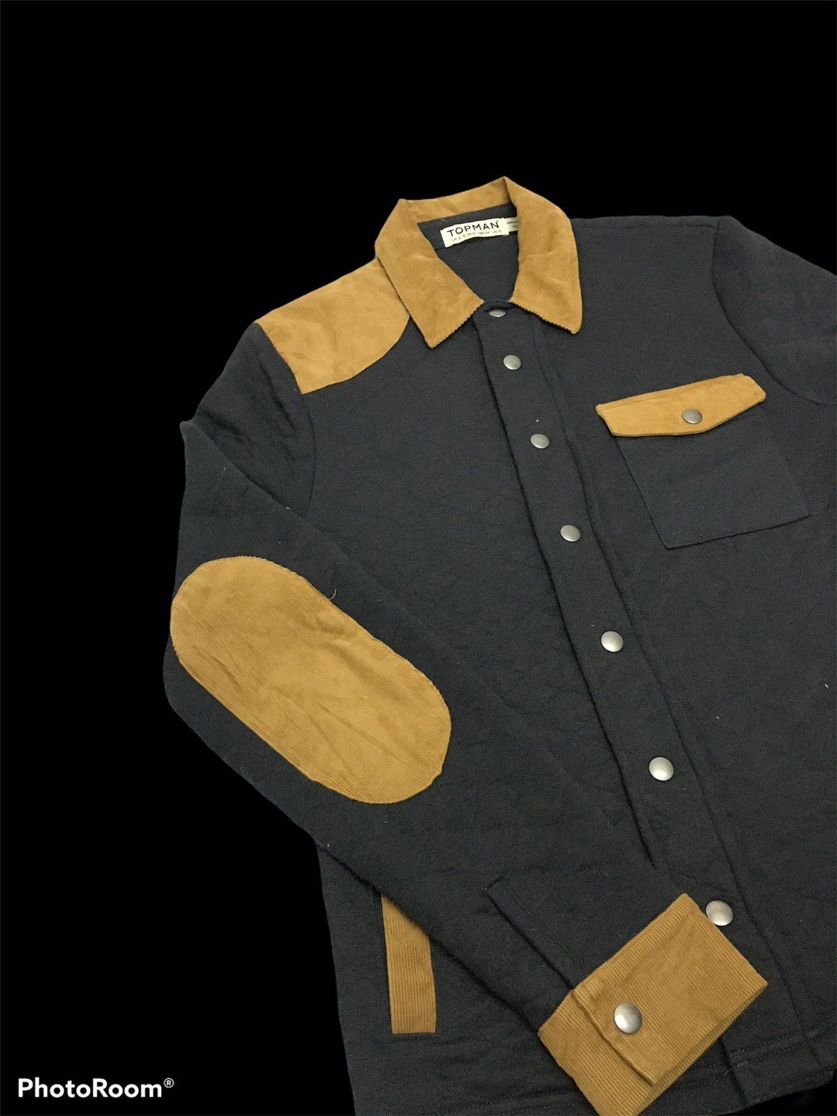 Topman Topman Quilted Elbow Patches Button Up Size US M / EU 48-50 / 2 - 1 Thumbnail