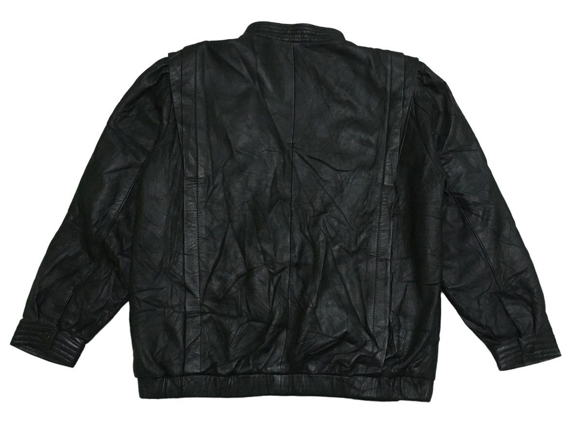 Designer Rare Design Vintage Brand Schott Leather Jacket 1990s Size US M / EU 48-50 / 2 - 2 Thumbnail