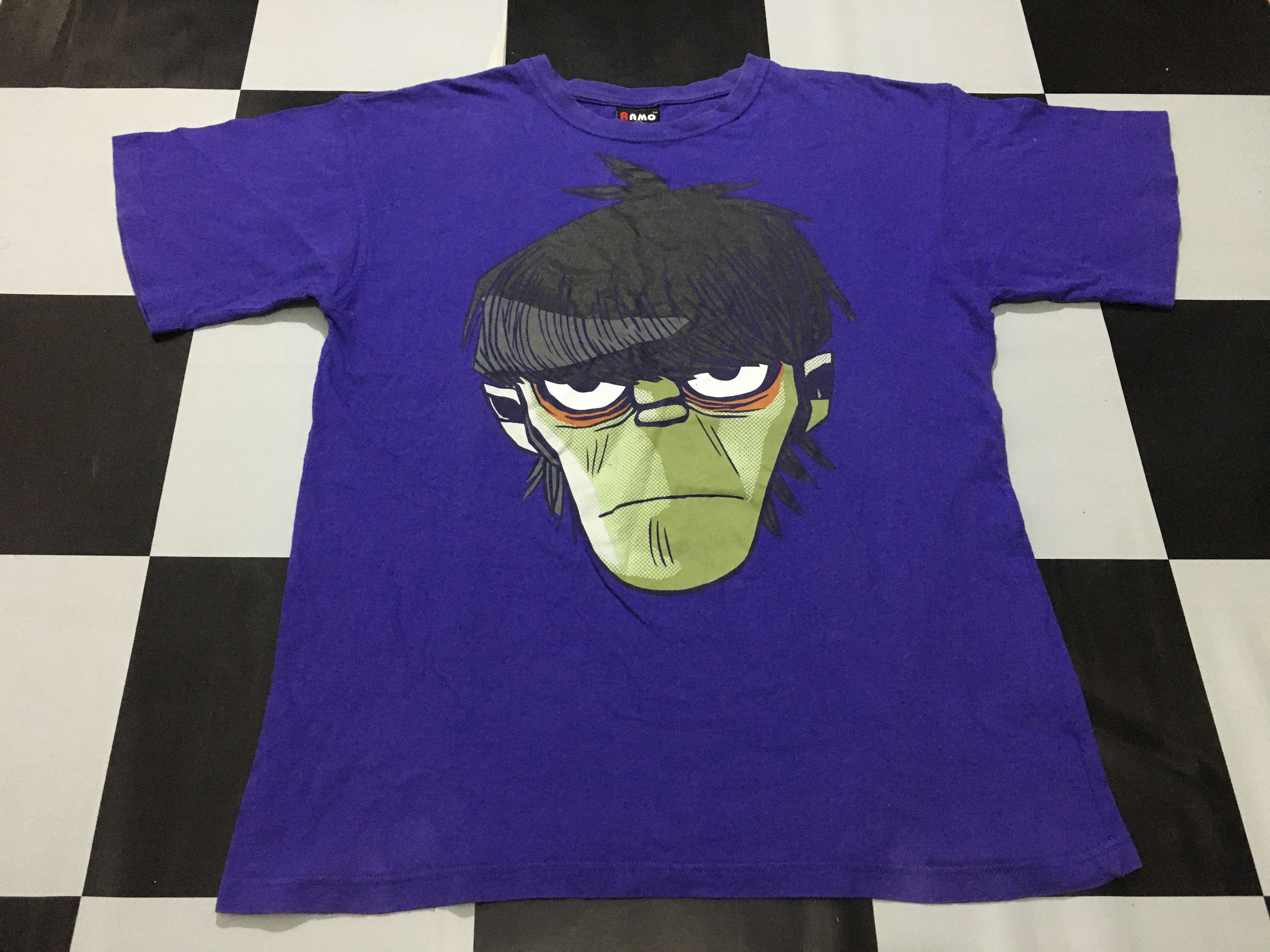 Band Tees × Rap Tees × Vintage Vintage Gorillaz Shirt Murdoc Niccals 2000s Size US XL / EU 56 / 4 - 2 Thumbnail