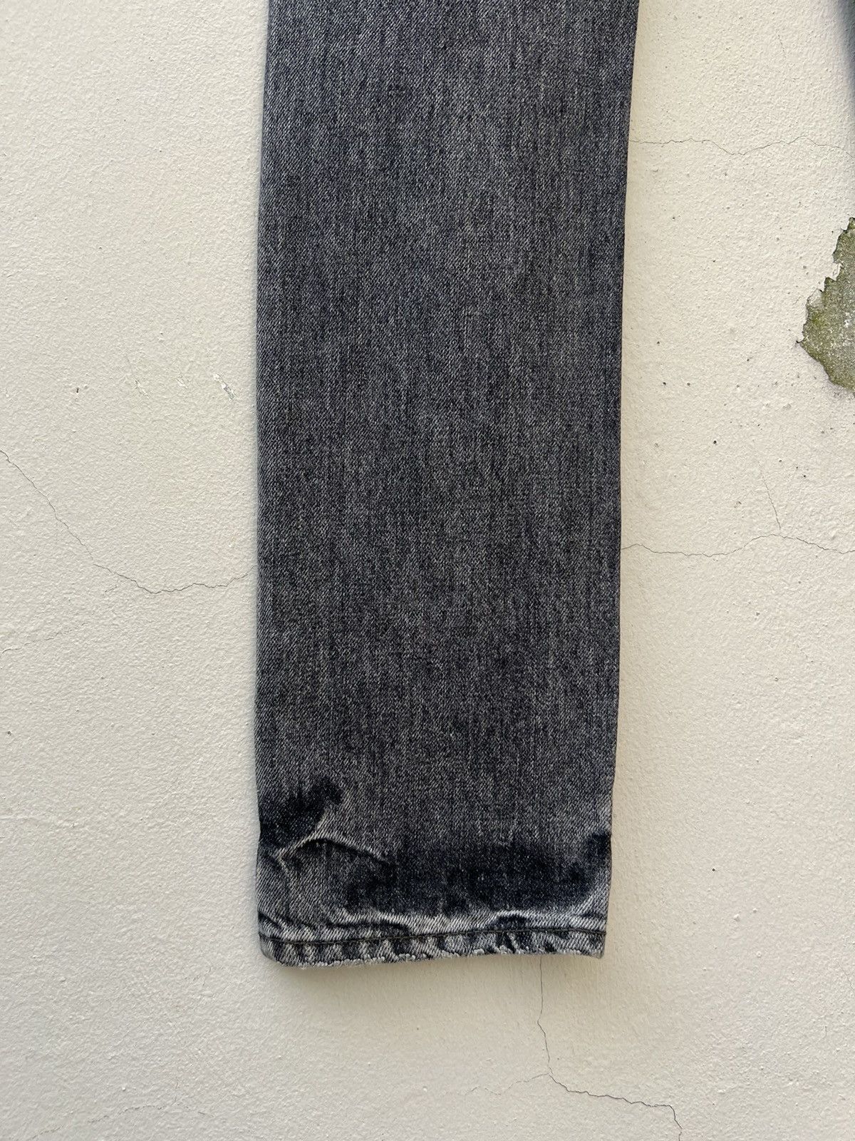 Lounge Lizard Vintage Lounge Lizard Distress Fade Black Denim Skinny Jeans Size US 29 - 16 Thumbnail