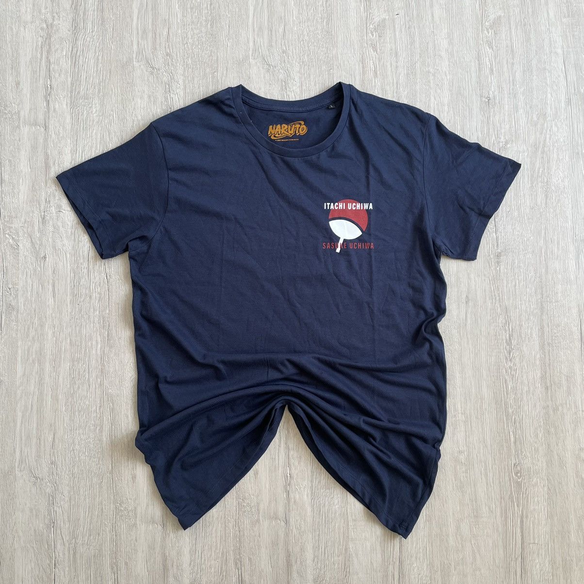 Anime 2002 Itachi Uchiwa Sasuke Uchiwa Naruto Vintage T shirt Size US L / EU 52-54 / 3 - 2 Thumbnail