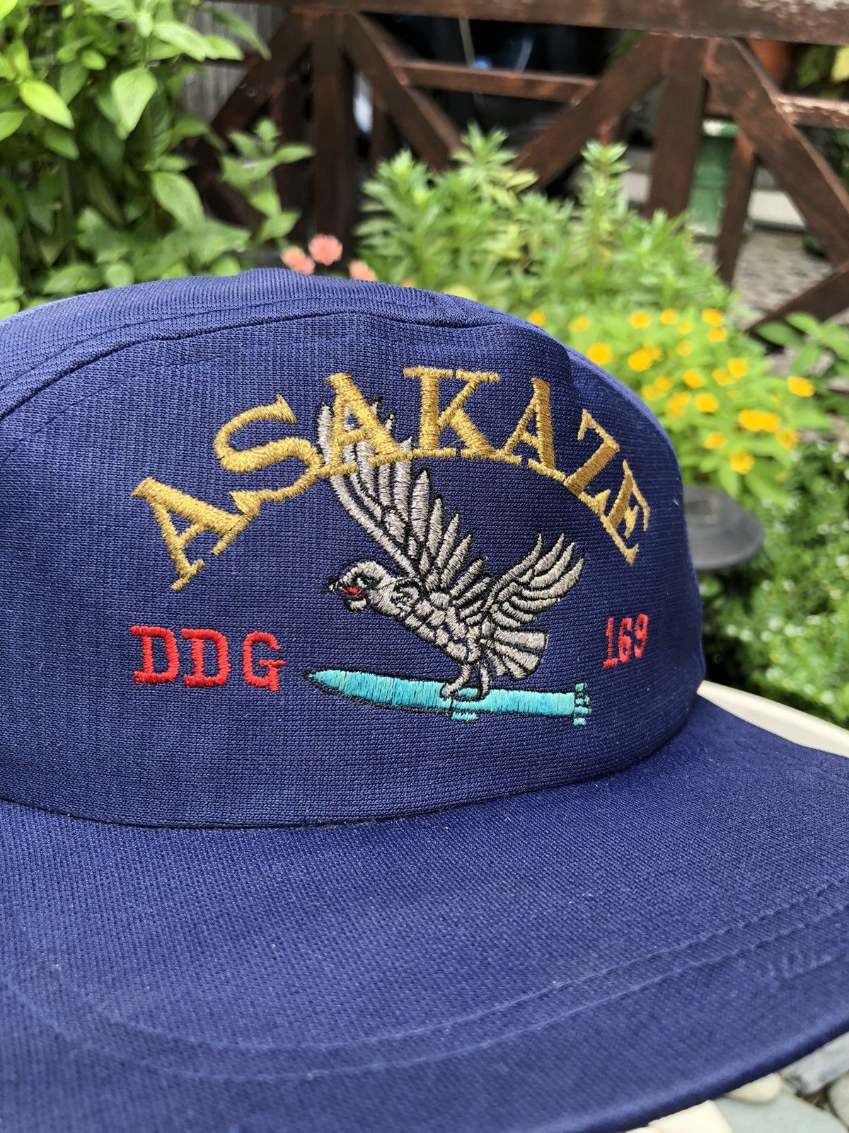Vintage VINTAGE 90’s JDS ASAKAZE あさかぜ ( DDG-169 ) HAT CAP Size ONE SIZE - 6 Thumbnail