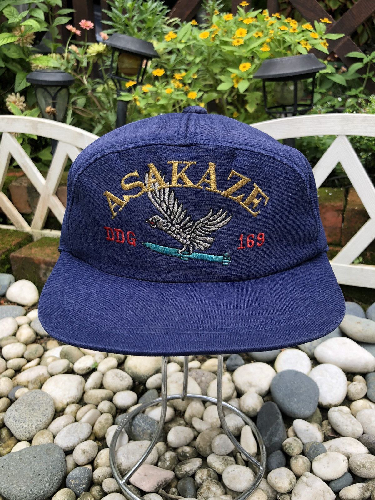 Vintage VINTAGE 90’s JDS ASAKAZE あさかぜ ( DDG-169 ) HAT CAP Size ONE SIZE - 1 Thumbnail