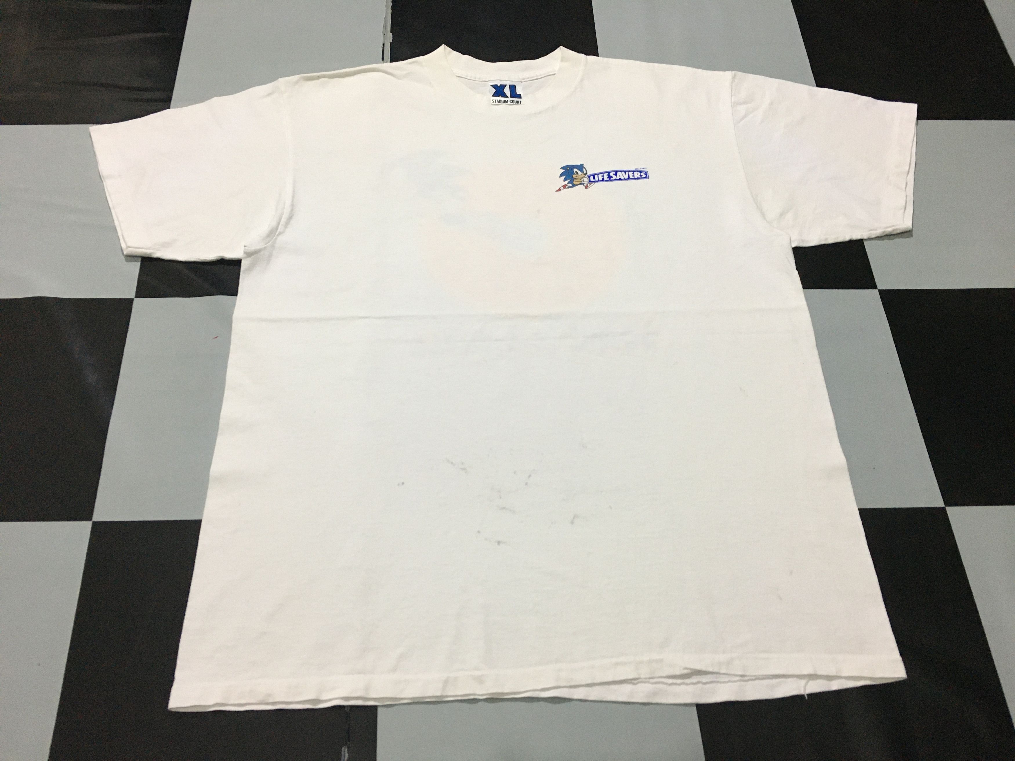 Vintage Vintage Sonic The Hedgehog Shirt 90s Single Stitch Size US XL / EU 56 / 4 - 4 Thumbnail