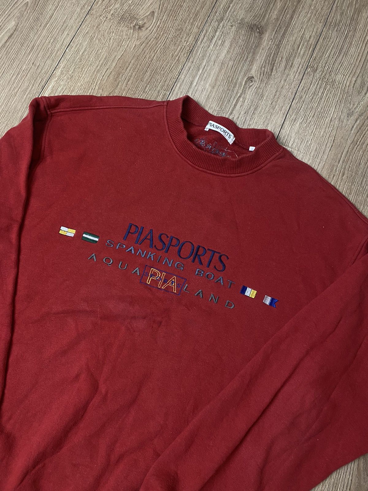 Other × Vintage Vintage Sweatshirt Pia Sports Spanking Boat Made In Japan Size US M / EU 48-50 / 2 - 2 Thumbnail