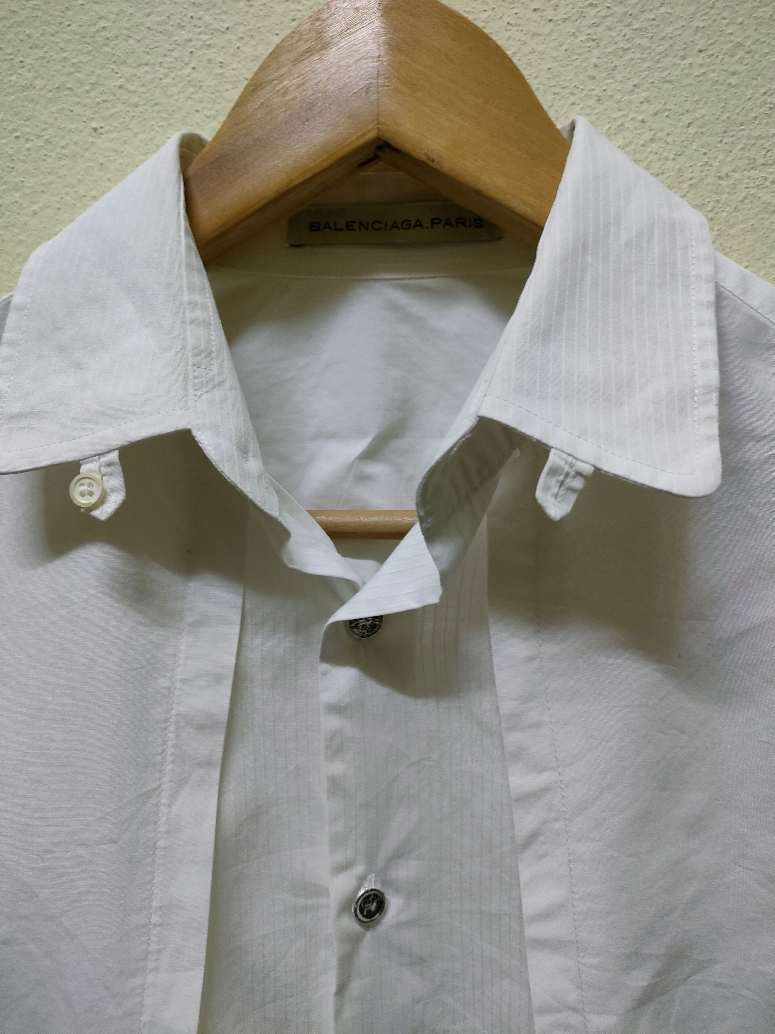 Balenciaga Balenciaga Paris Button Ups Size US S / EU 44-46 / 1 - 6 Thumbnail