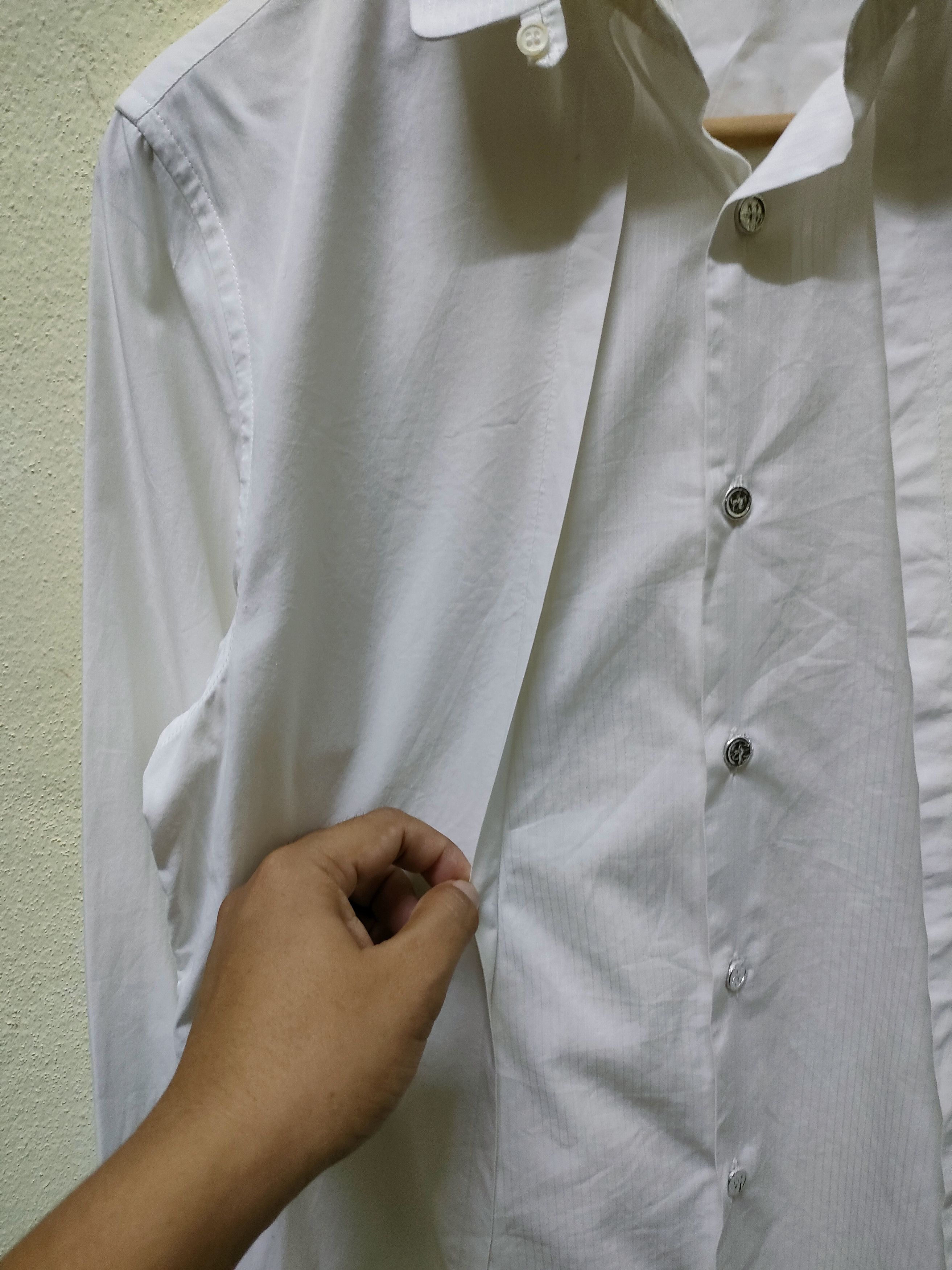 Balenciaga Balenciaga Paris Button Ups Size US S / EU 44-46 / 1 - 4 Thumbnail
