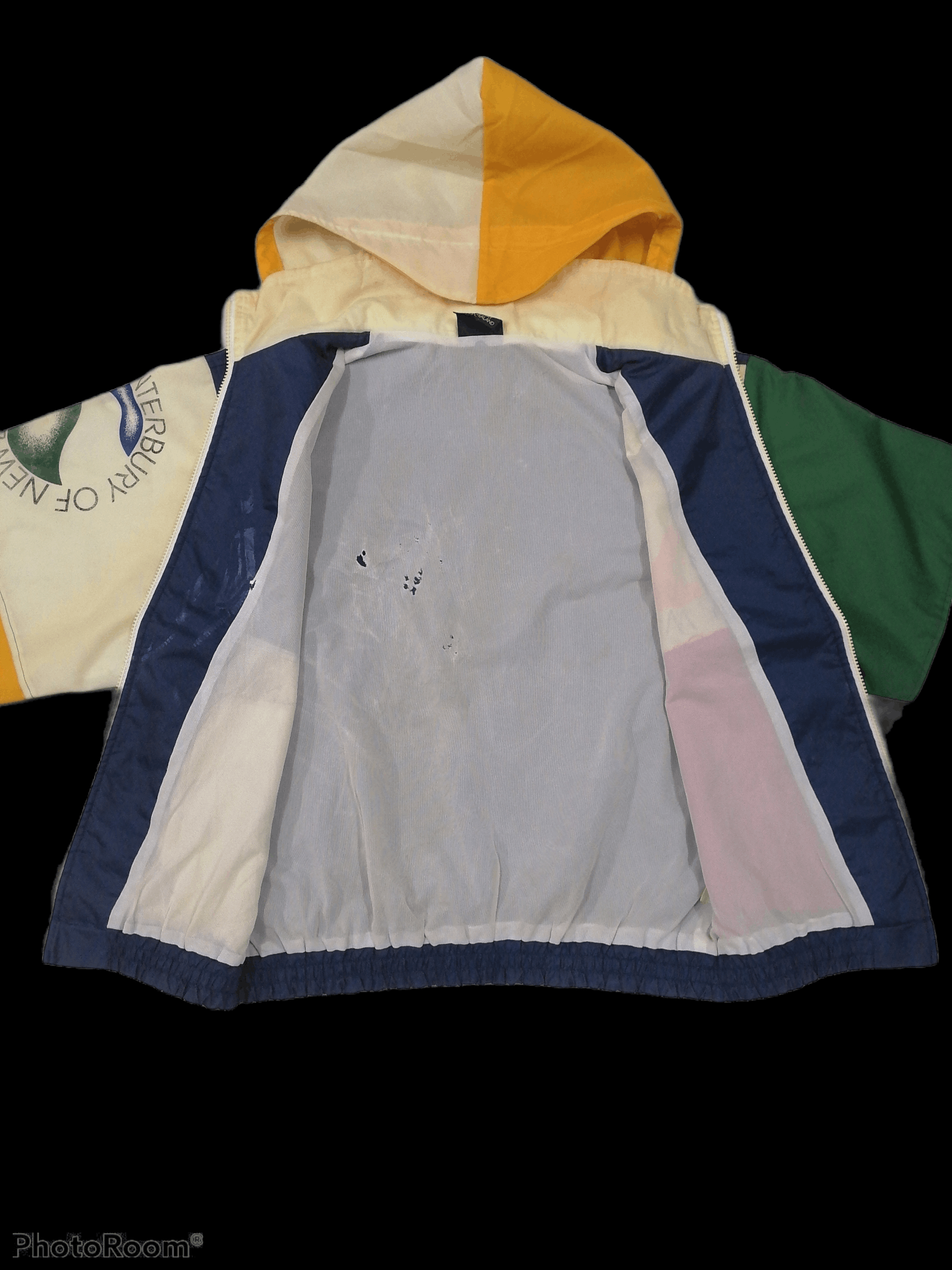 Canterbury of New Zealand × Vintage Multicolour Block Big Logo Canterbury Windbreaker Jackets Size US L / EU 52-54 / 3 - 4 Thumbnail