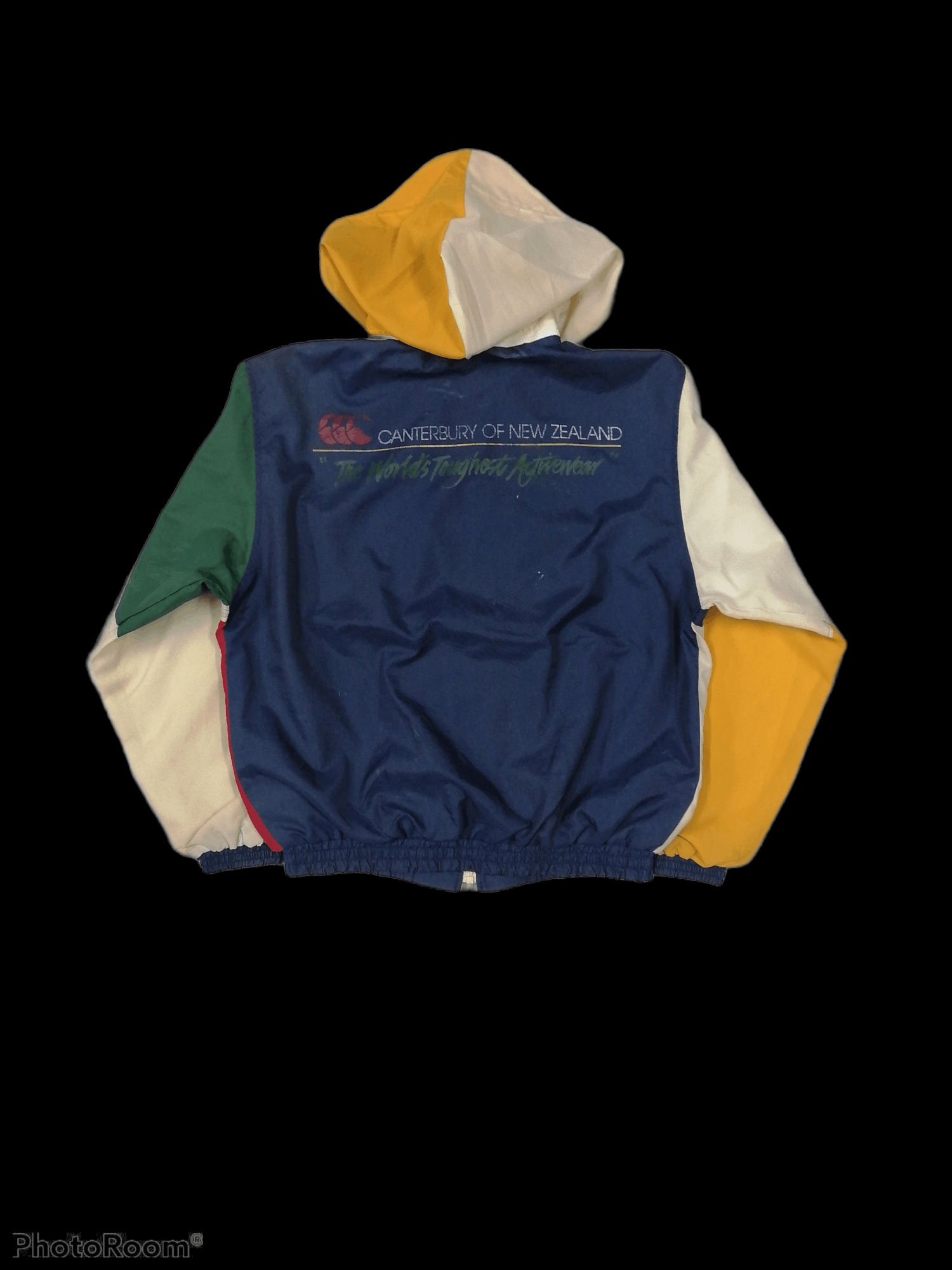 Canterbury of New Zealand × Vintage Multicolour Block Big Logo Canterbury Windbreaker Jackets Size US L / EU 52-54 / 3 - 5 Thumbnail
