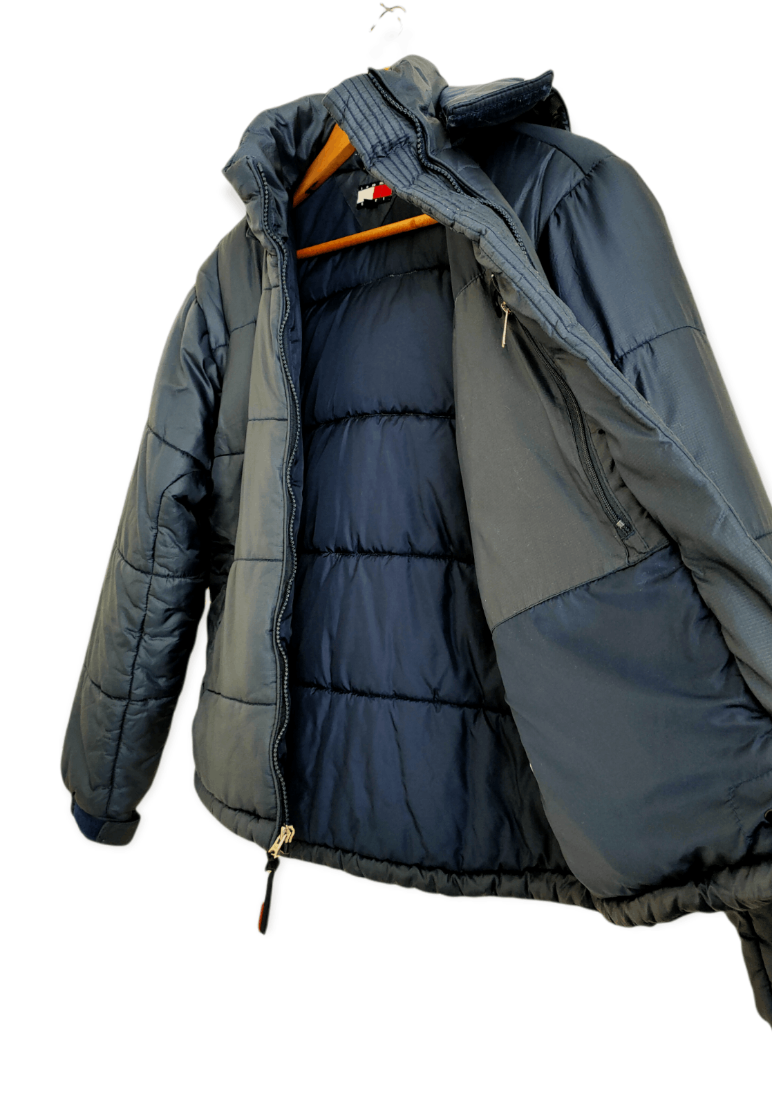 Tommy Hilfiger × Vintage Vintage Tommy Girl Puffer Jacket Hoodie Size US M / EU 48-50 / 2 - 6 Thumbnail