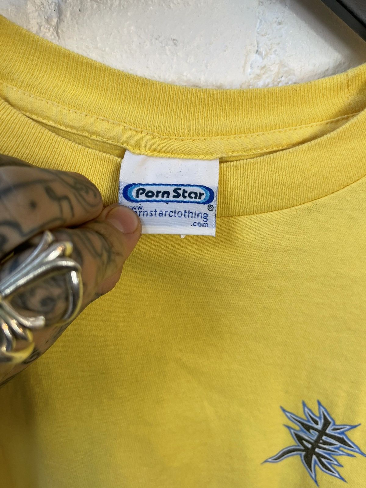 Vintage 90s PORNSTAR BRAND PORN JAPANESES SHIRT L Size US L / EU 52-54 / 3 - 4 Thumbnail