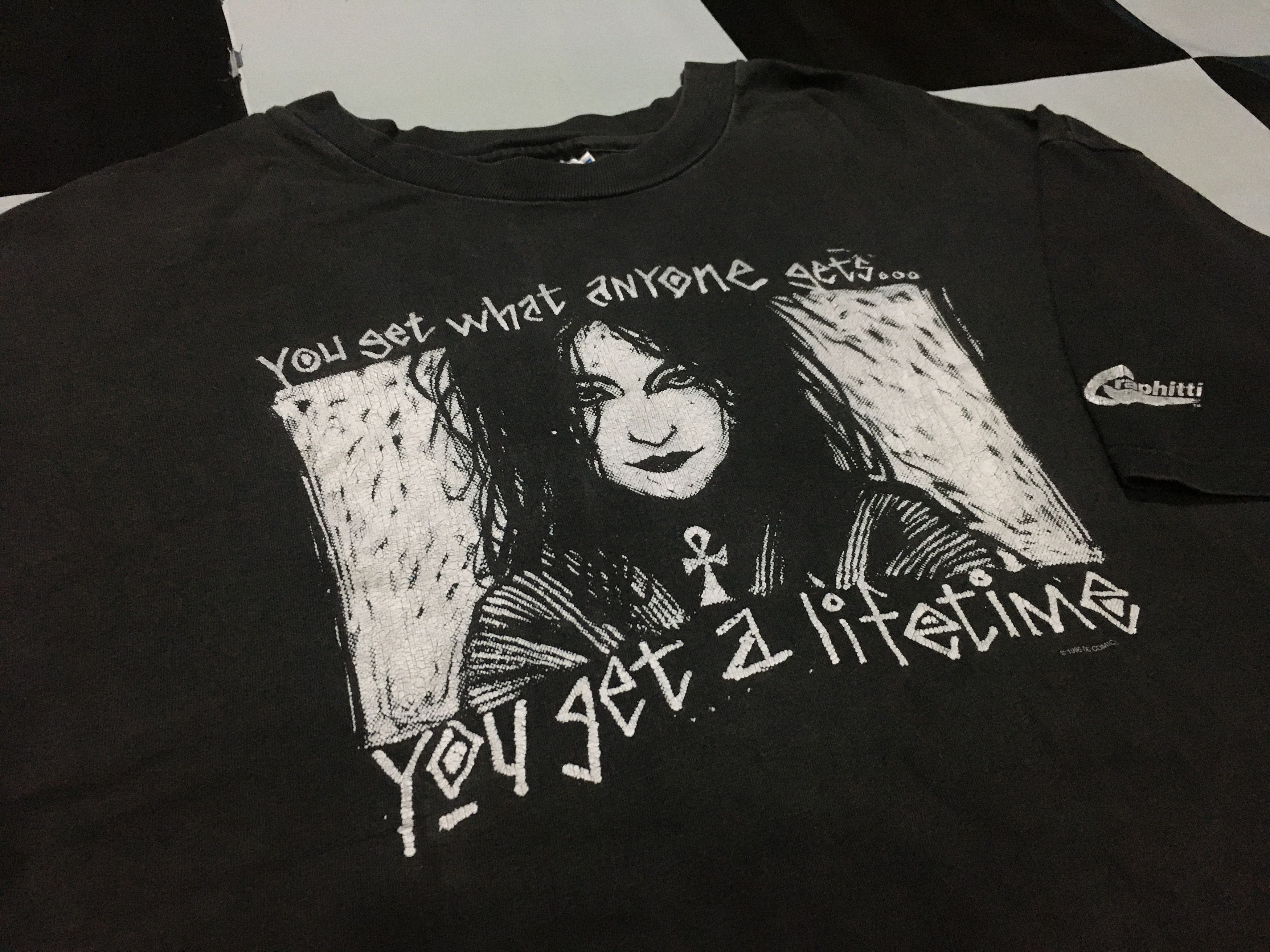 Cartoon Network × DC Comics × Vintage Vintage Death The Sandman Shirt 1995 DC Comics Neil Gaiman Size US XL / EU 56 / 4 - 1 Thumbnail