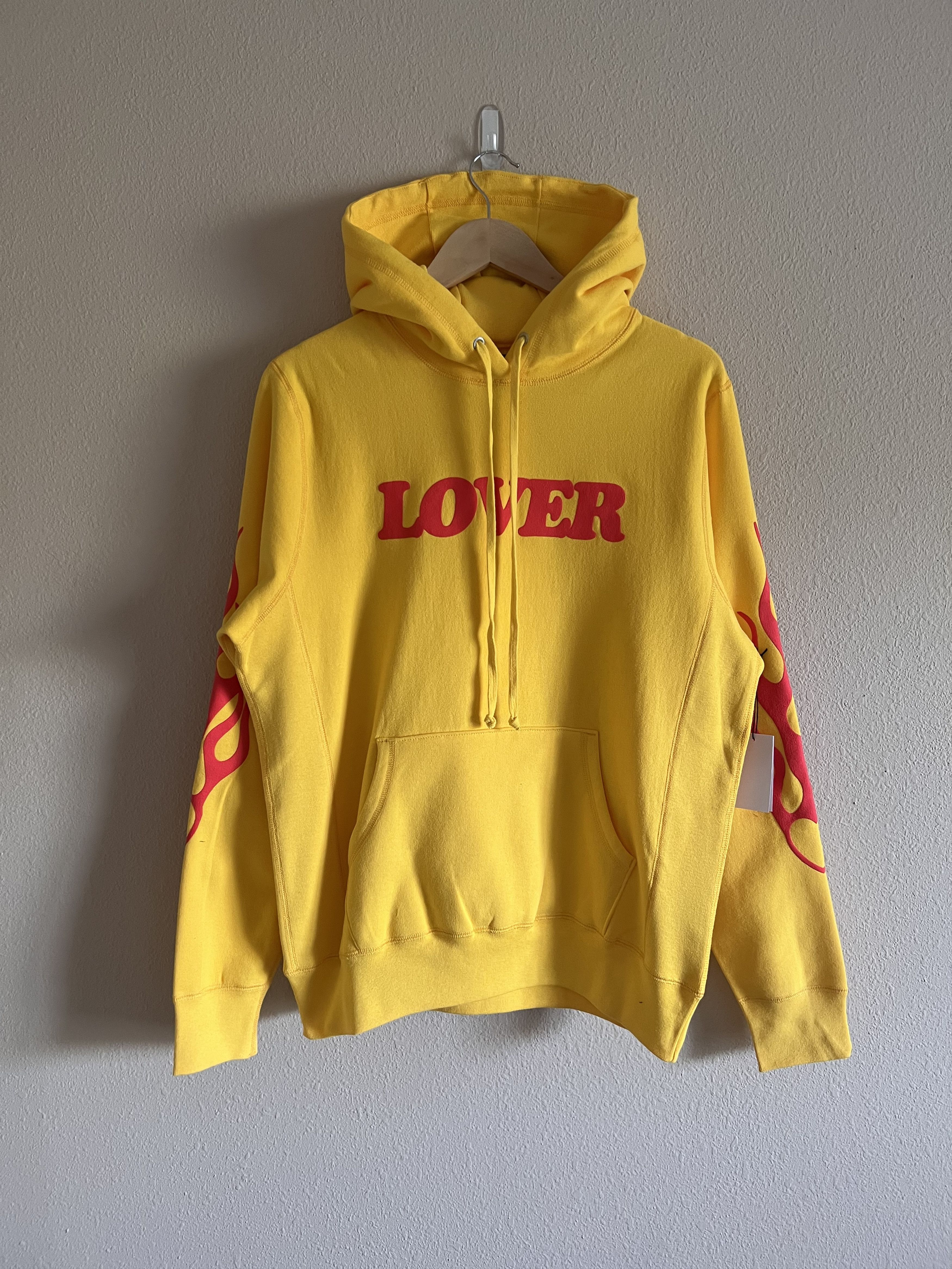 BIANCA CHANDON Bianca Chandon Lover Flame Hearts Hoodie Yellow Size US M / EU 48-50 / 2 - 1 Thumbnail