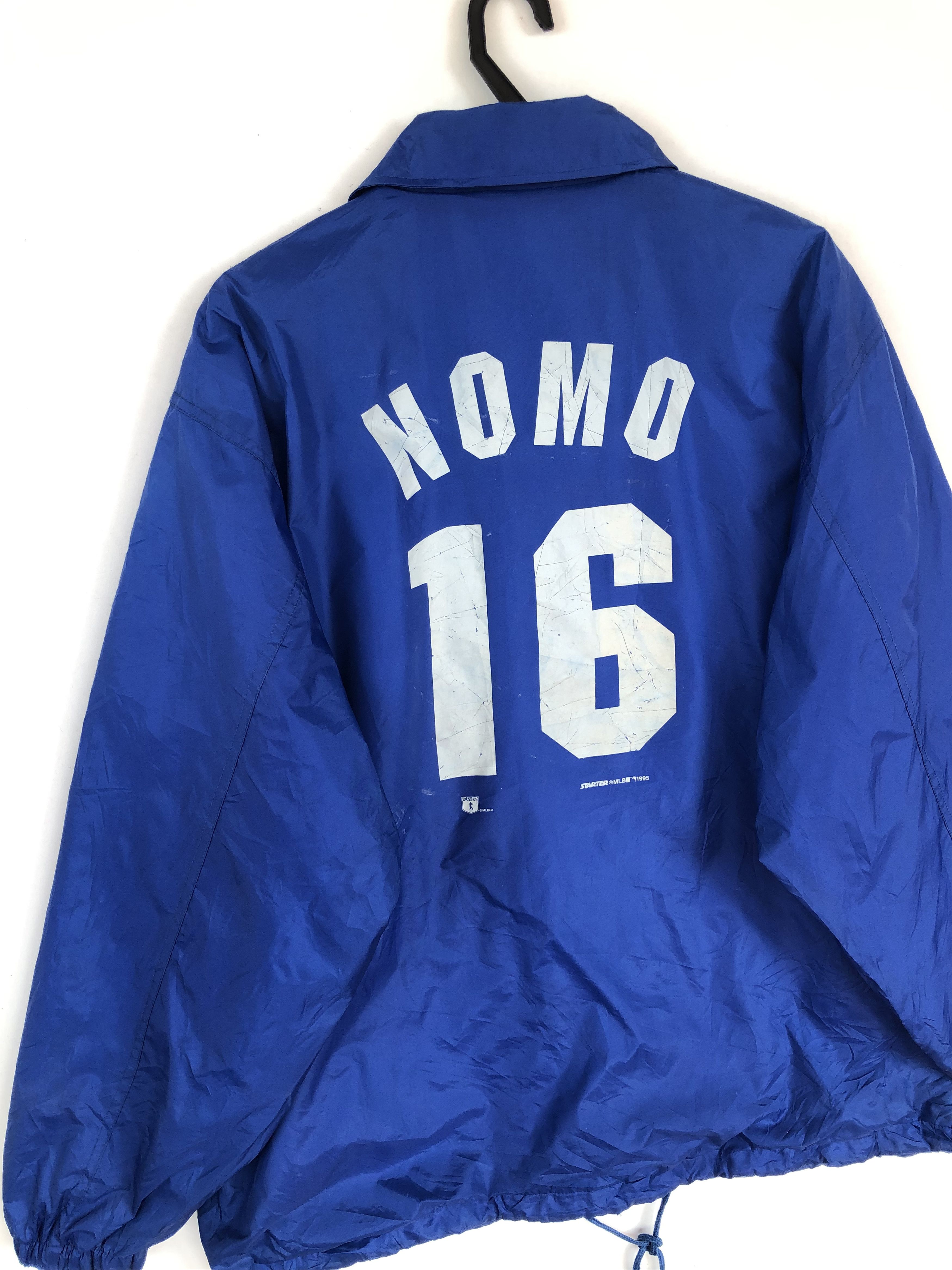 MLB VINTAGE 1995 NOMO LA DODGERS OVERSIZE COACH JACKET Size US L / EU 52-54 / 3 - 8 Thumbnail