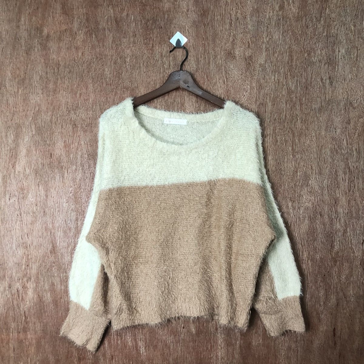 Japanese Brand Anne Backet Brown Shag Shaggy Fur Mohair Knitwear #6468 Size M / US 6-8 / IT 42-44 - 1 Thumbnail
