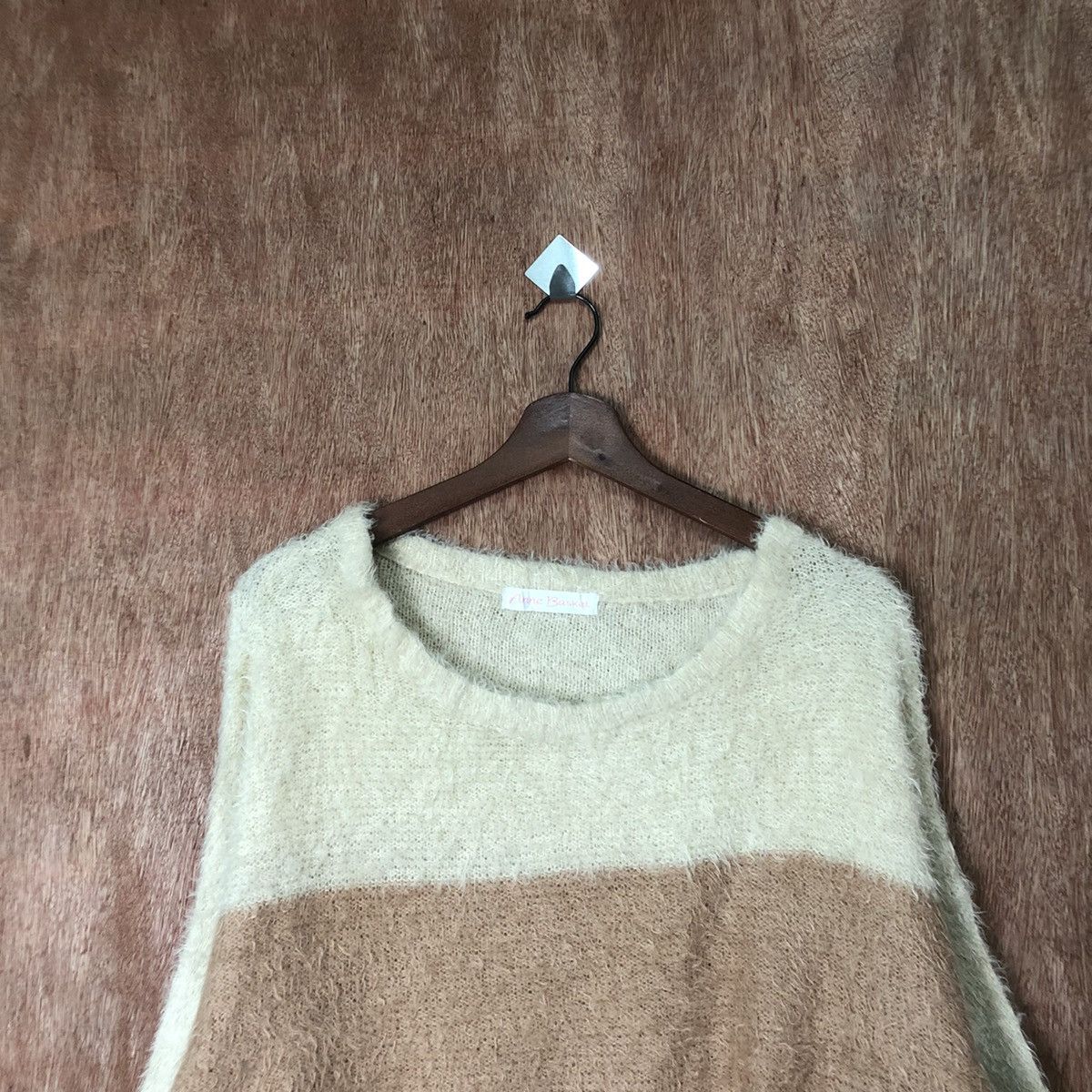 Japanese Brand Anne Backet Brown Shag Shaggy Fur Mohair Knitwear #6468 Size M / US 6-8 / IT 42-44 - 2 Thumbnail