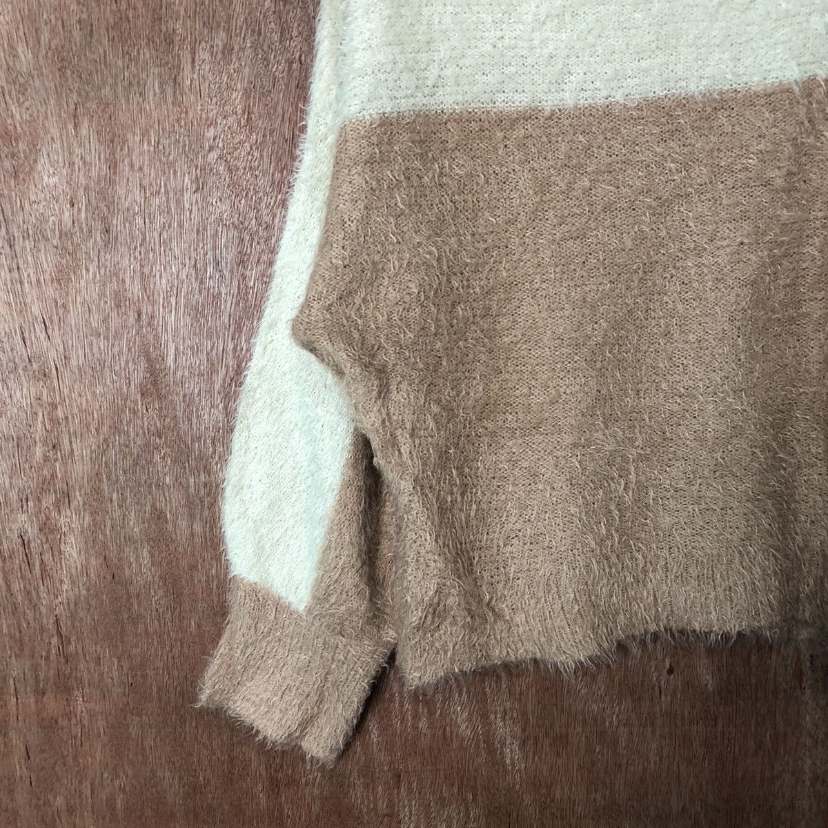 Japanese Brand Anne Backet Brown Shag Shaggy Fur Mohair Knitwear #6468 Size M / US 6-8 / IT 42-44 - 4 Thumbnail