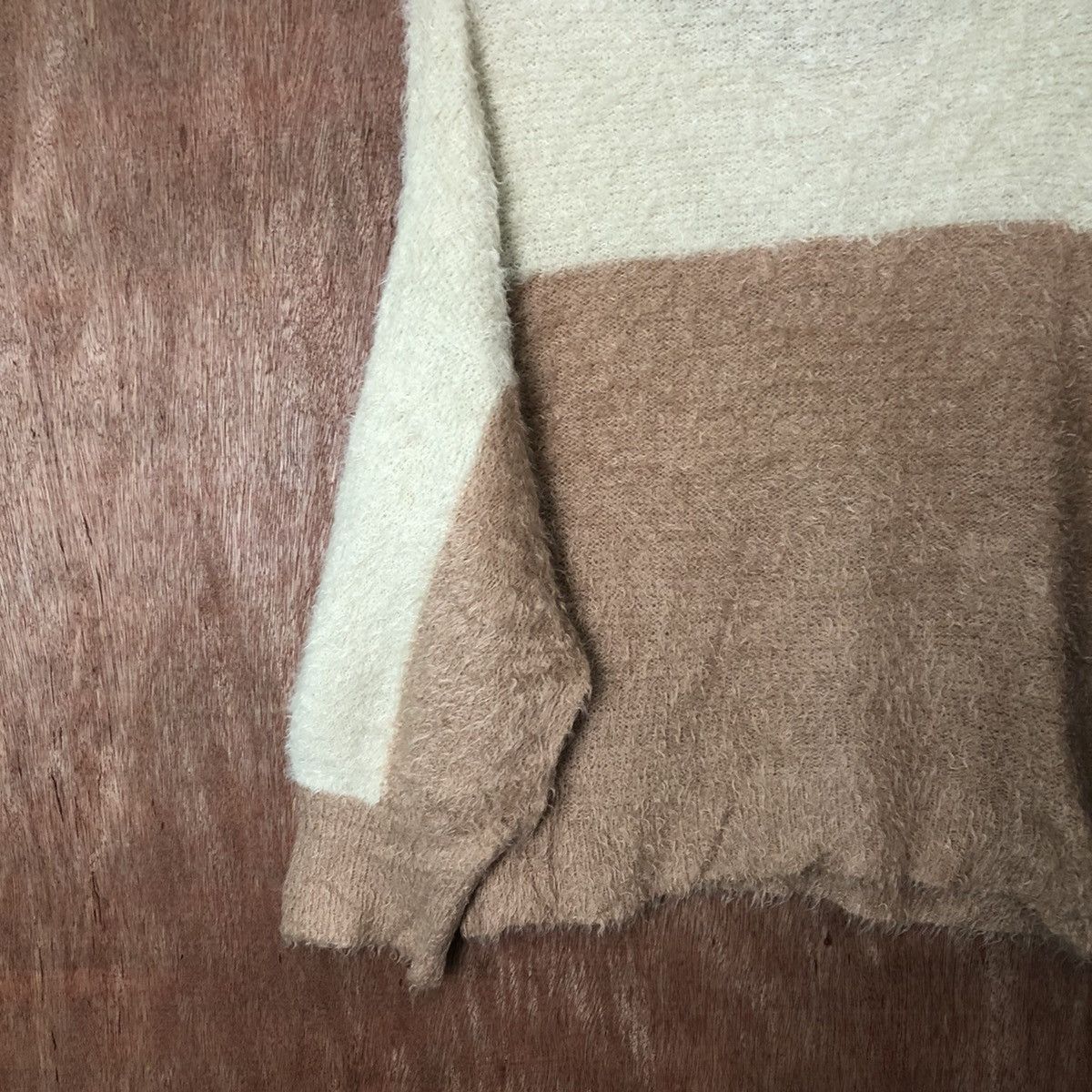 Japanese Brand Anne Backet Brown Shag Shaggy Fur Mohair Knitwear #6468 Size M / US 6-8 / IT 42-44 - 9 Thumbnail