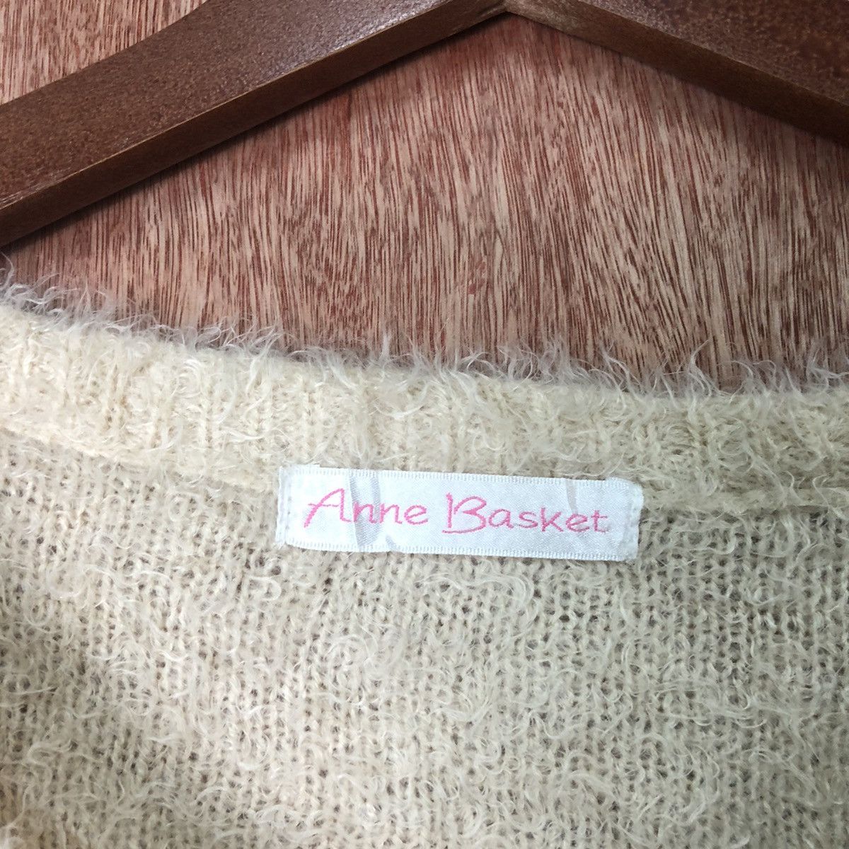 Japanese Brand Anne Backet Brown Shag Shaggy Fur Mohair Knitwear #6468 Size M / US 6-8 / IT 42-44 - 6 Thumbnail