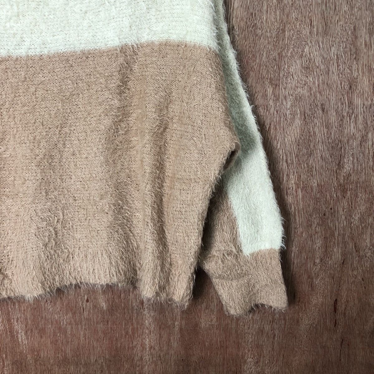Japanese Brand Anne Backet Brown Shag Shaggy Fur Mohair Knitwear #6468 Size M / US 6-8 / IT 42-44 - 5 Thumbnail