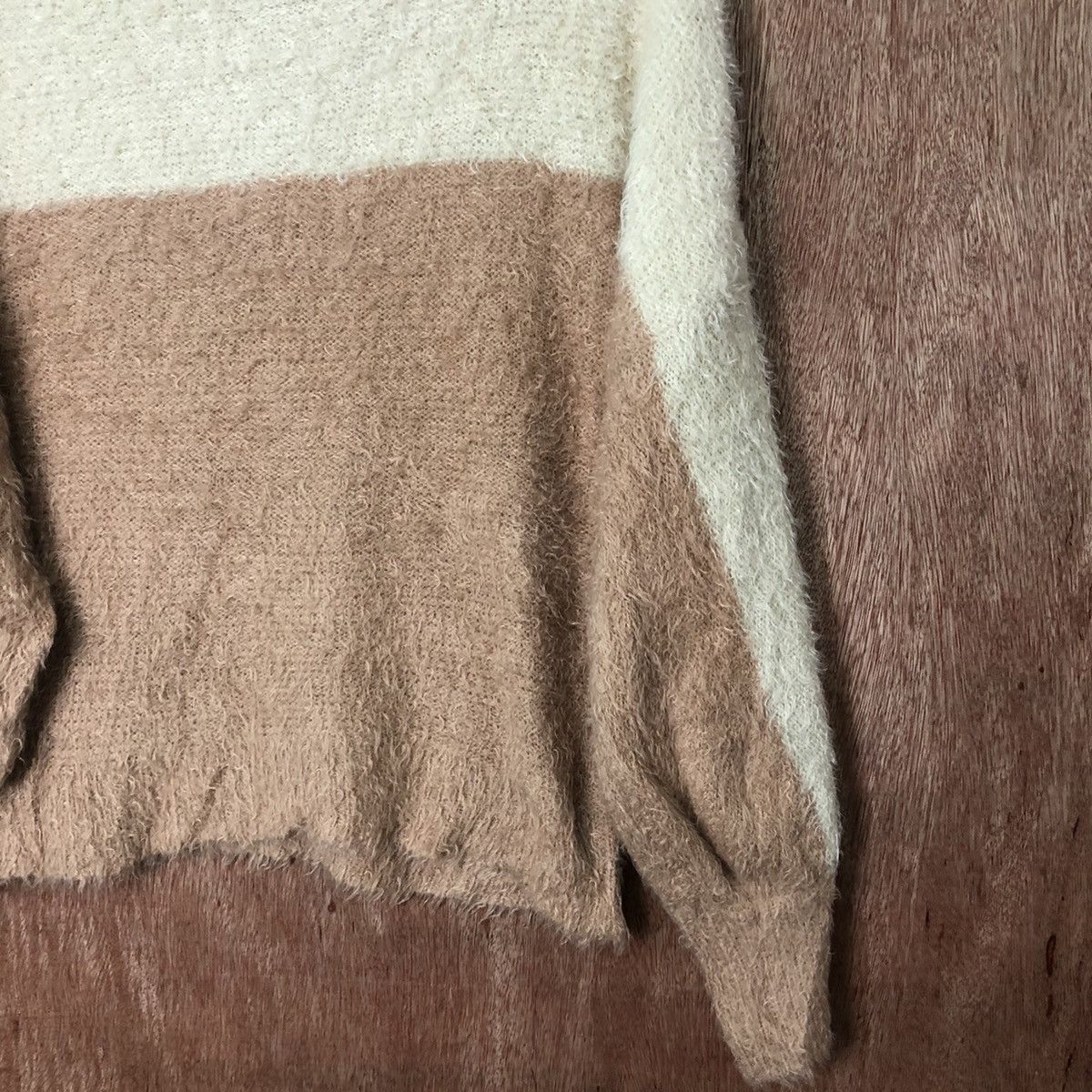 Japanese Brand Anne Backet Brown Shag Shaggy Fur Mohair Knitwear #6468 Size M / US 6-8 / IT 42-44 - 10 Thumbnail
