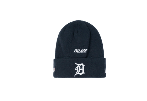 Palace X Detroit Tigers X New Era Ski Mask Beanie in Black for Men