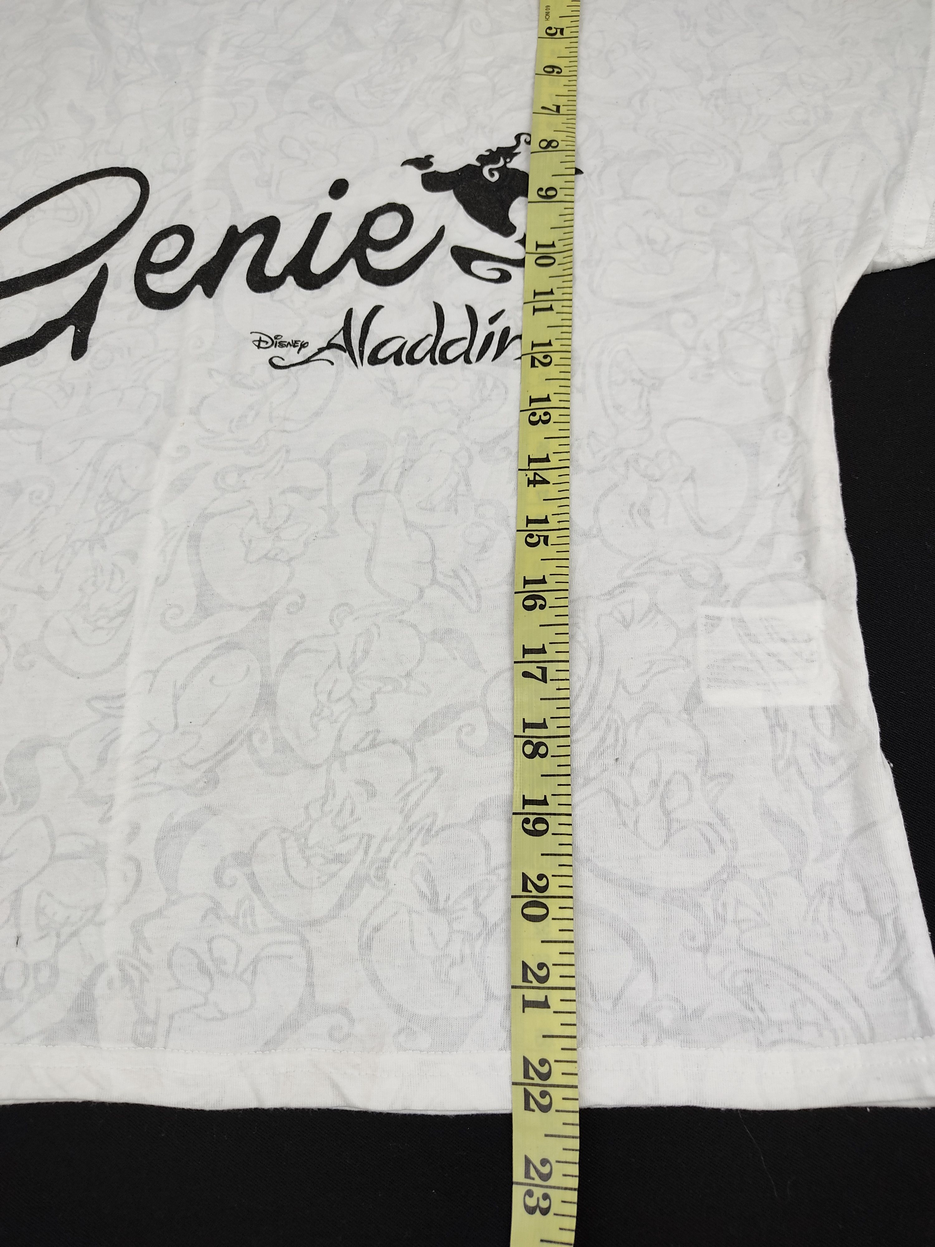 Anime Aladdin Genie All Over Printed Tee Cap Sleeve Paper Thin Size S / US 4 / IT 40 - 7 Thumbnail