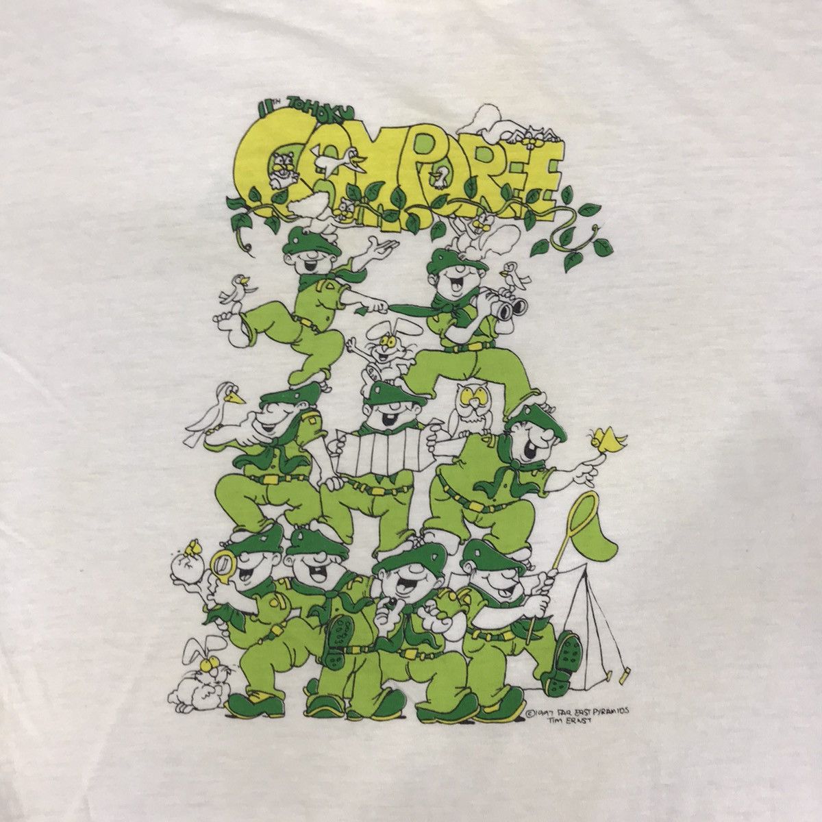 Japanese Brand Vintage 90s 11th Tohoku Camporee Tee Athletic Wear Size US S / EU 44-46 / 1 - 3 Thumbnail