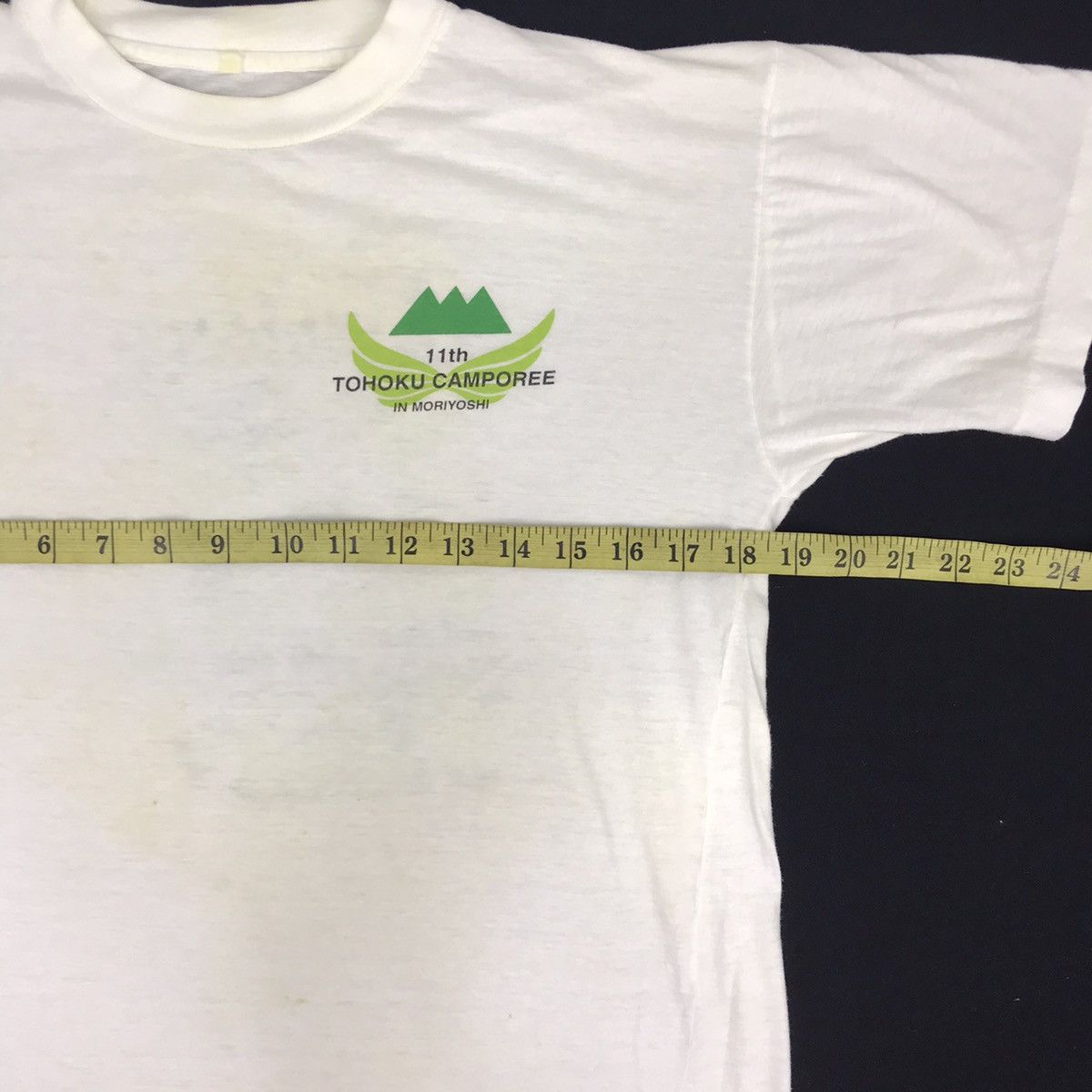 Japanese Brand Vintage 90s 11th Tohoku Camporee Tee Athletic Wear Size US S / EU 44-46 / 1 - 6 Thumbnail